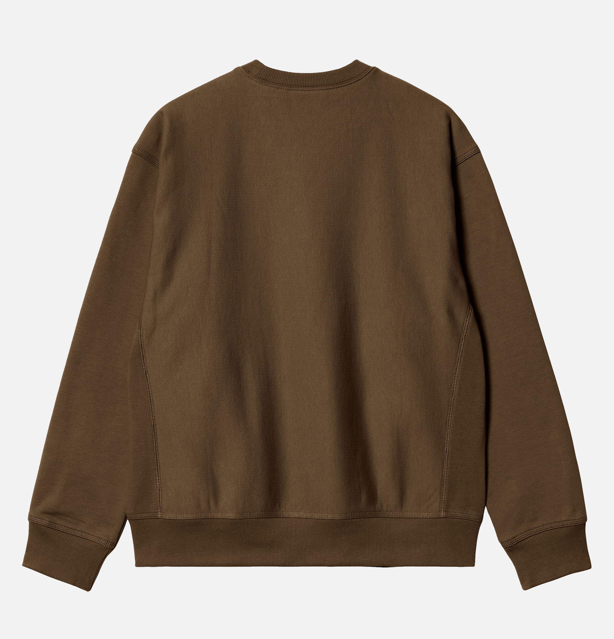 Sweat Carhartt American Script Lumber Marron