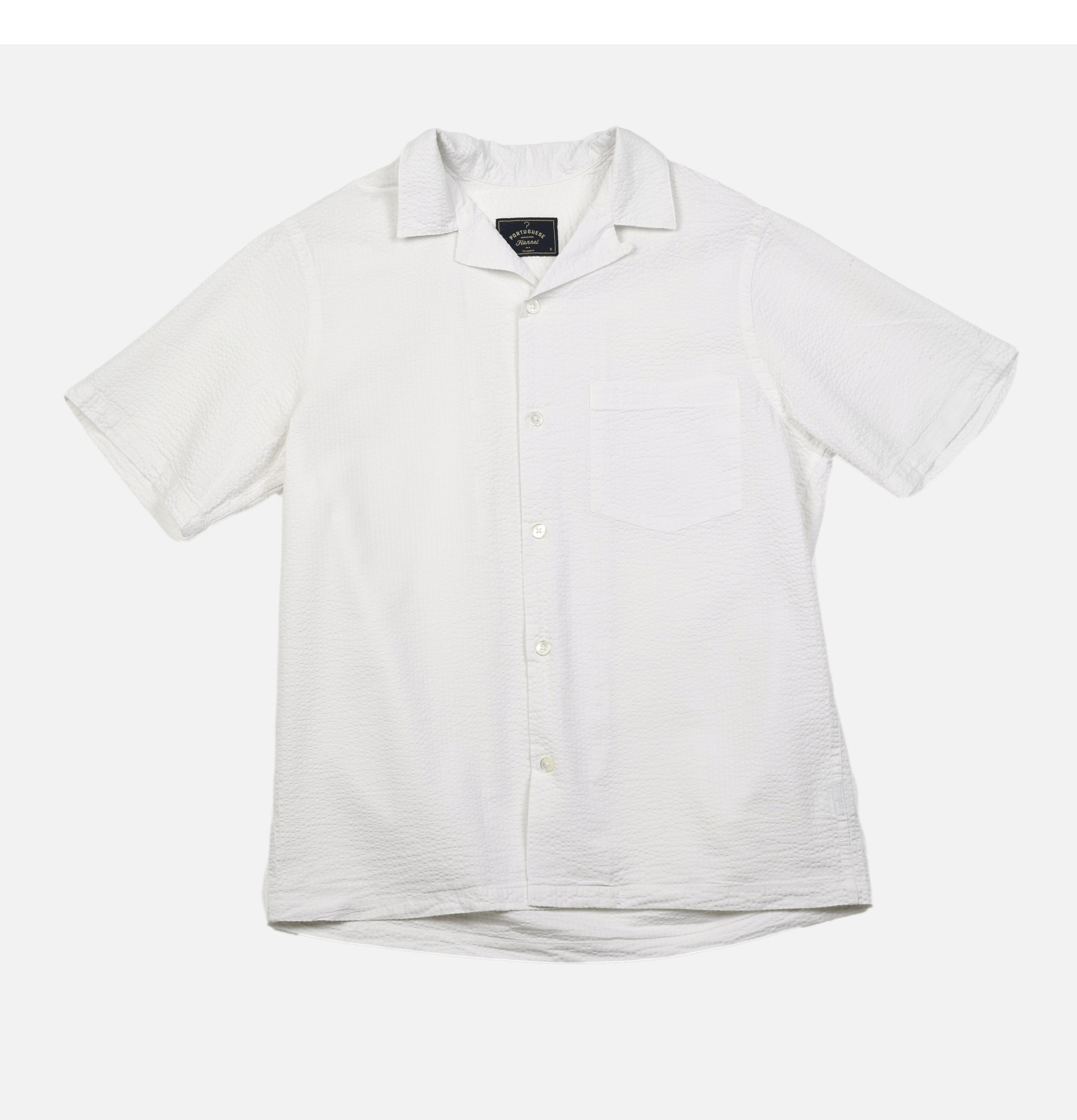 Portuguese Flannel Atlantico Camp White shirt