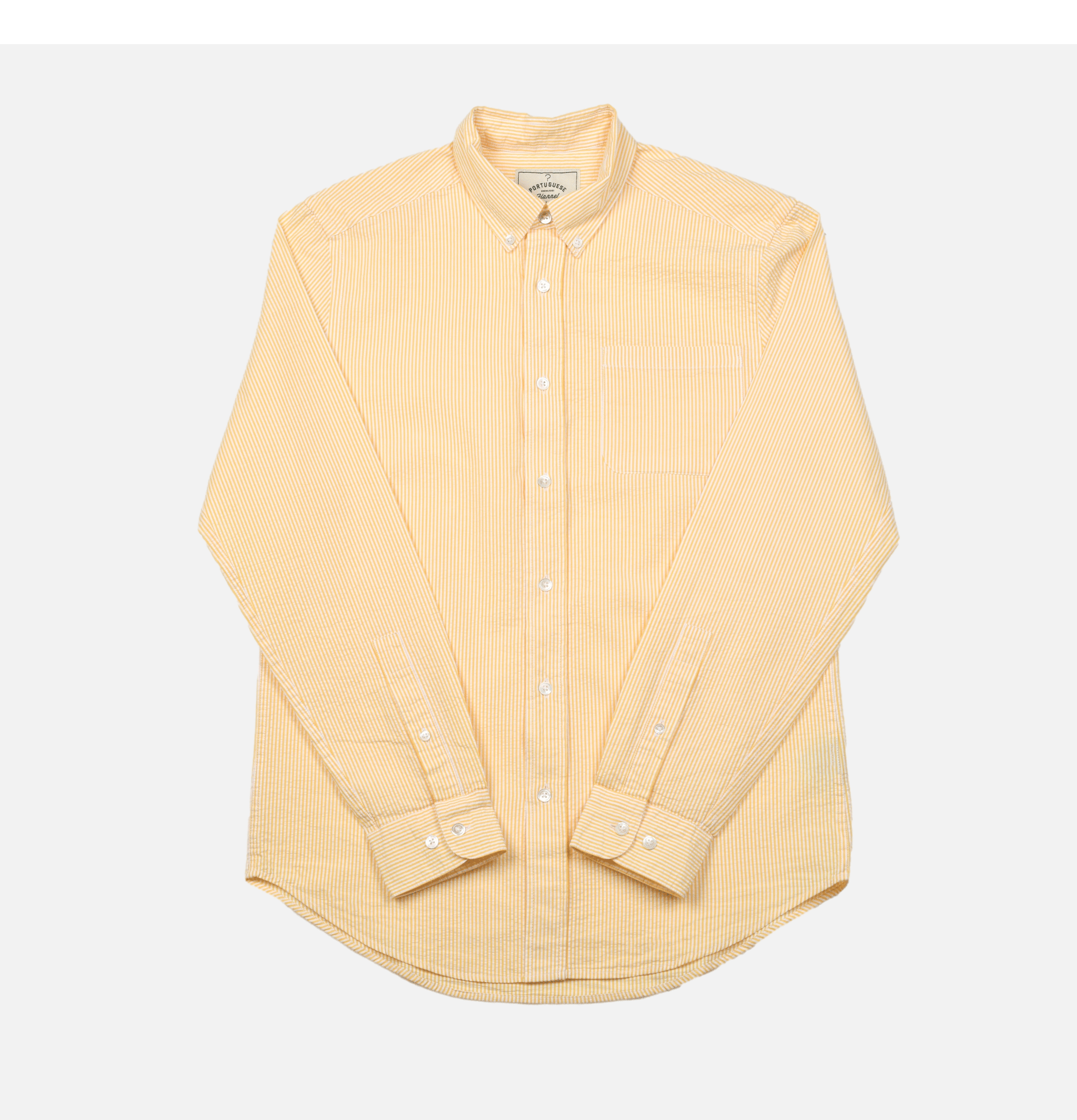 Atlantico Stripe Yellow Portuguese Flannel shirt