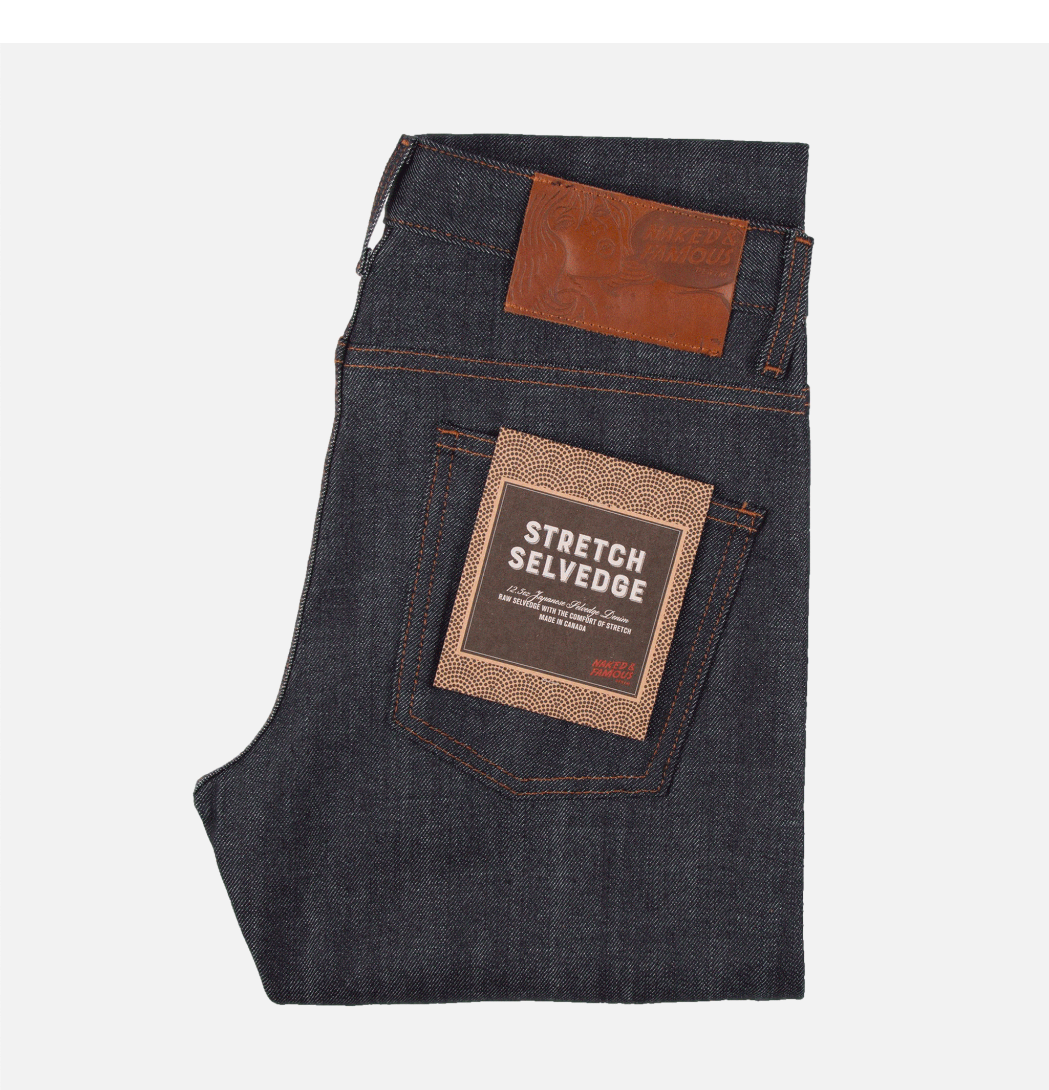 Superguy Stretch Selvedge Blue