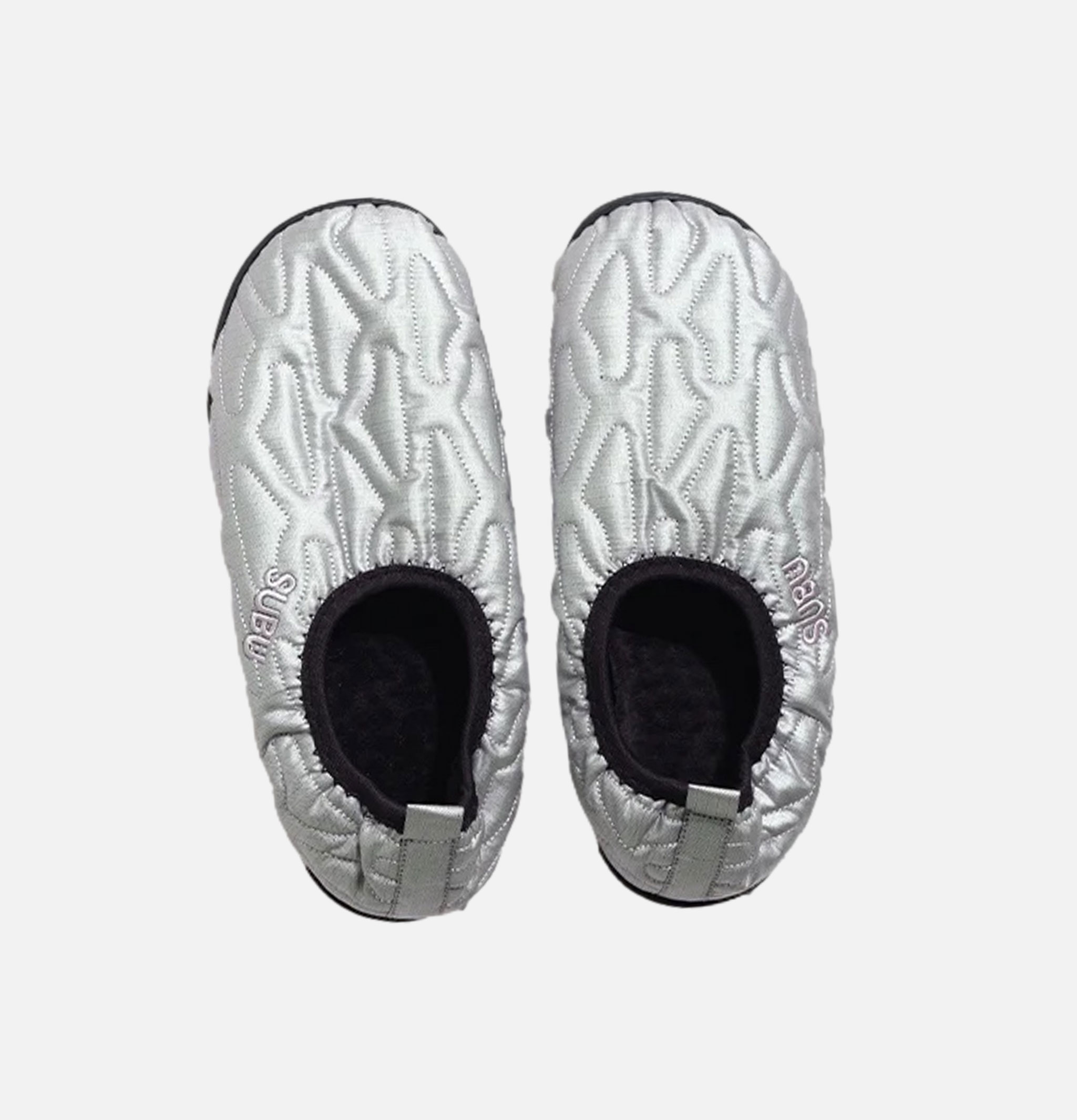 Subu Tokyo Packable Outline Silver Slippers