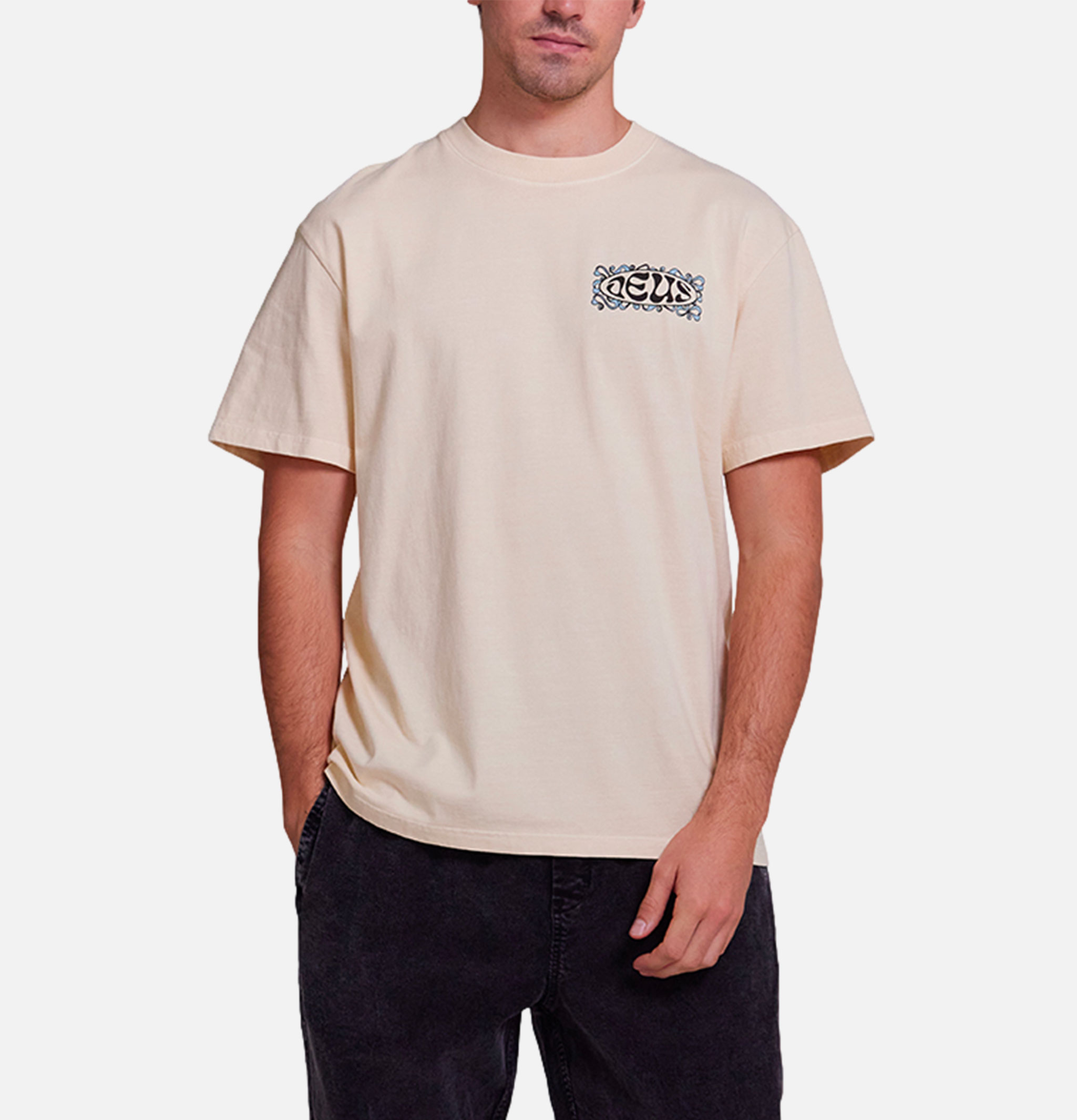 Deus Paddle T-shirt Dirty White