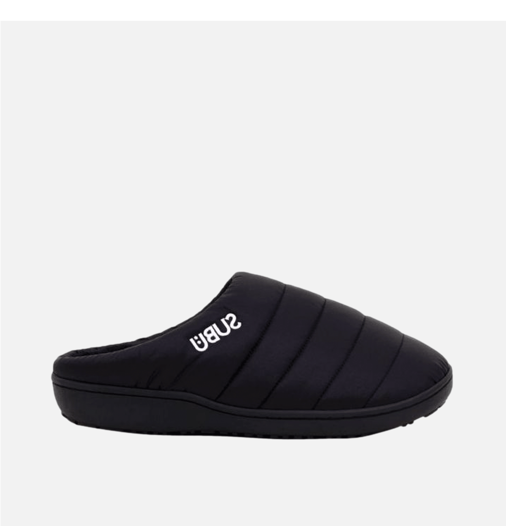 Subu Tokyo Uneveness Black Slippers