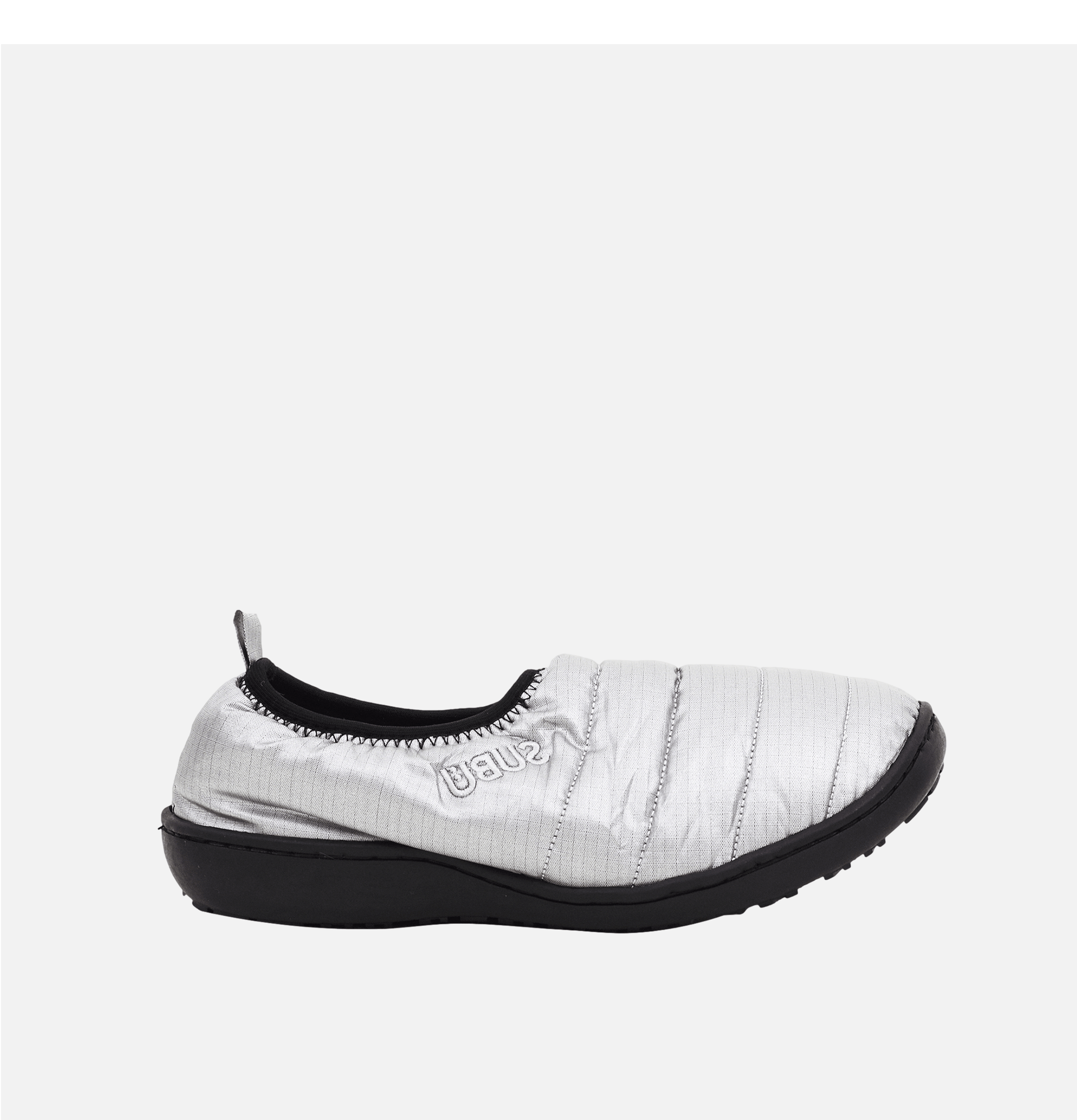 Subu Tokyo Packable Slippers Silver.