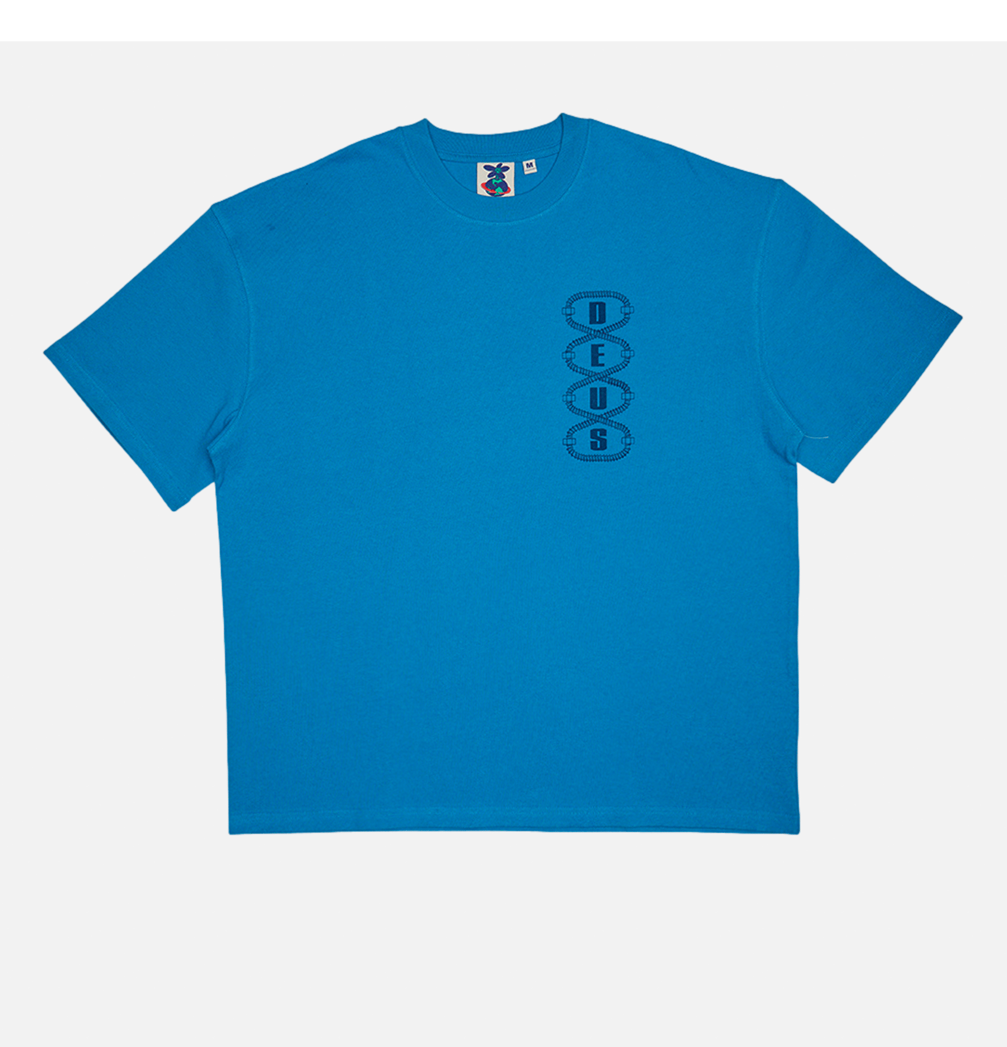 Deus Thread Tee T-shirt Wave Ride Blue