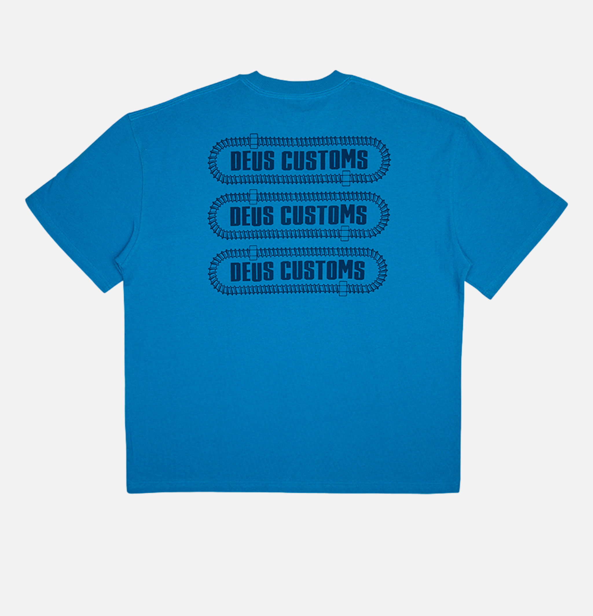 Deus Ex Machina T-shirt Thread Wave Ride Bleu