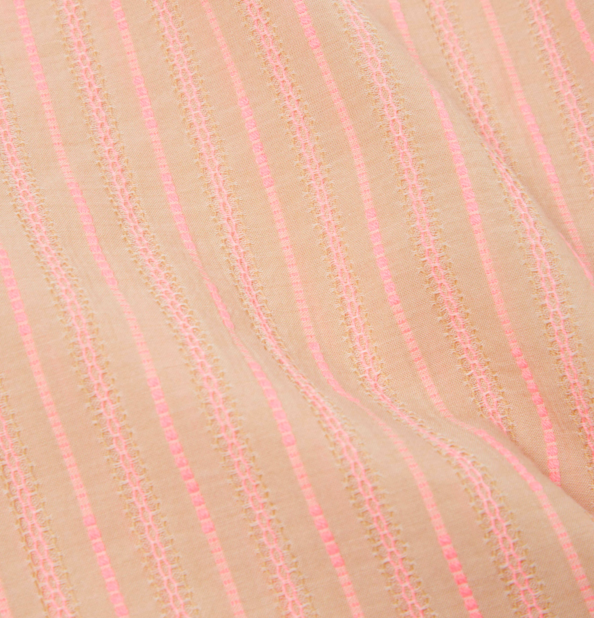 Universal Works Road Shirt Fluro Beige Pink