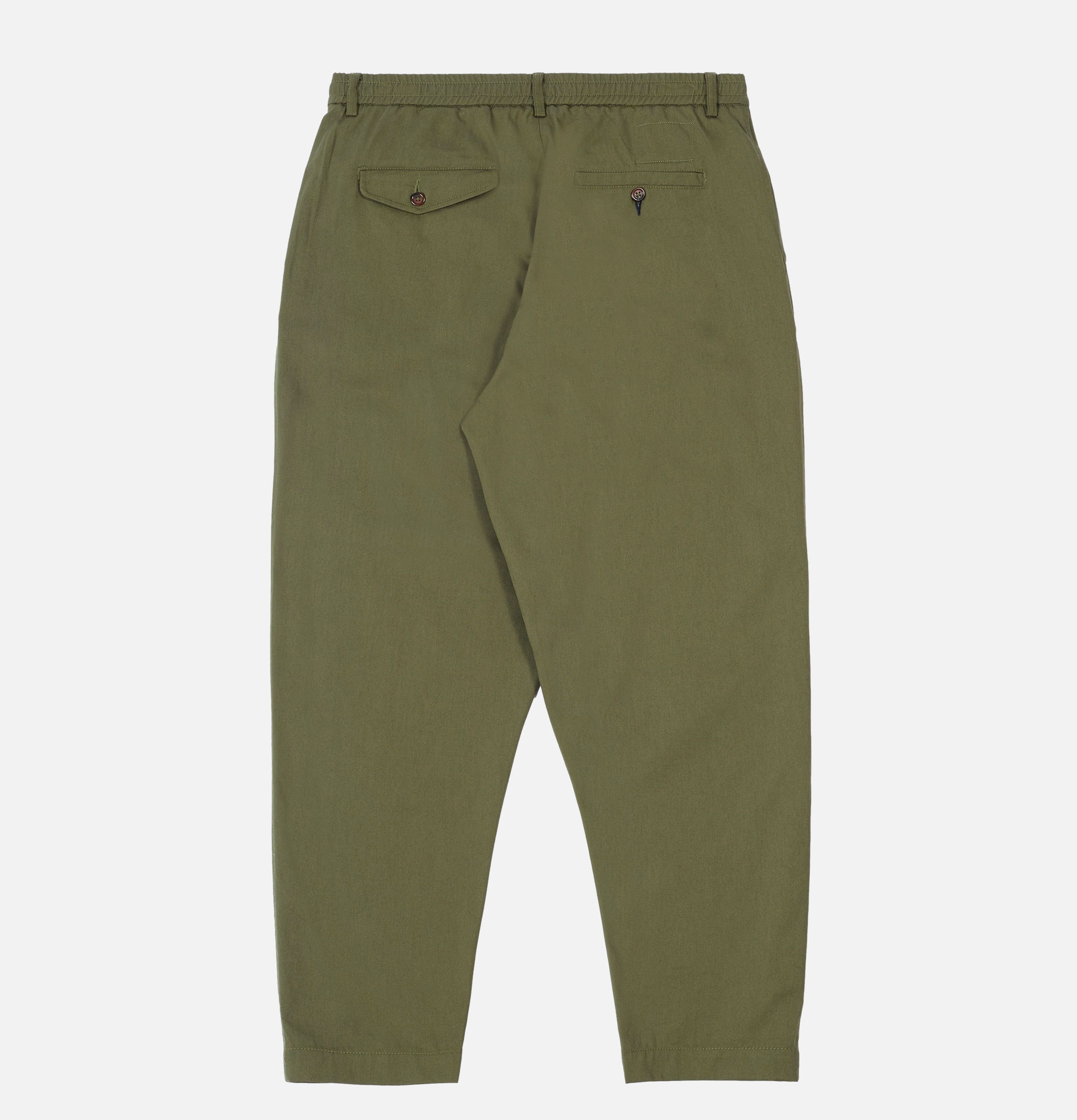 Universal Works Pleated Track Olive pants