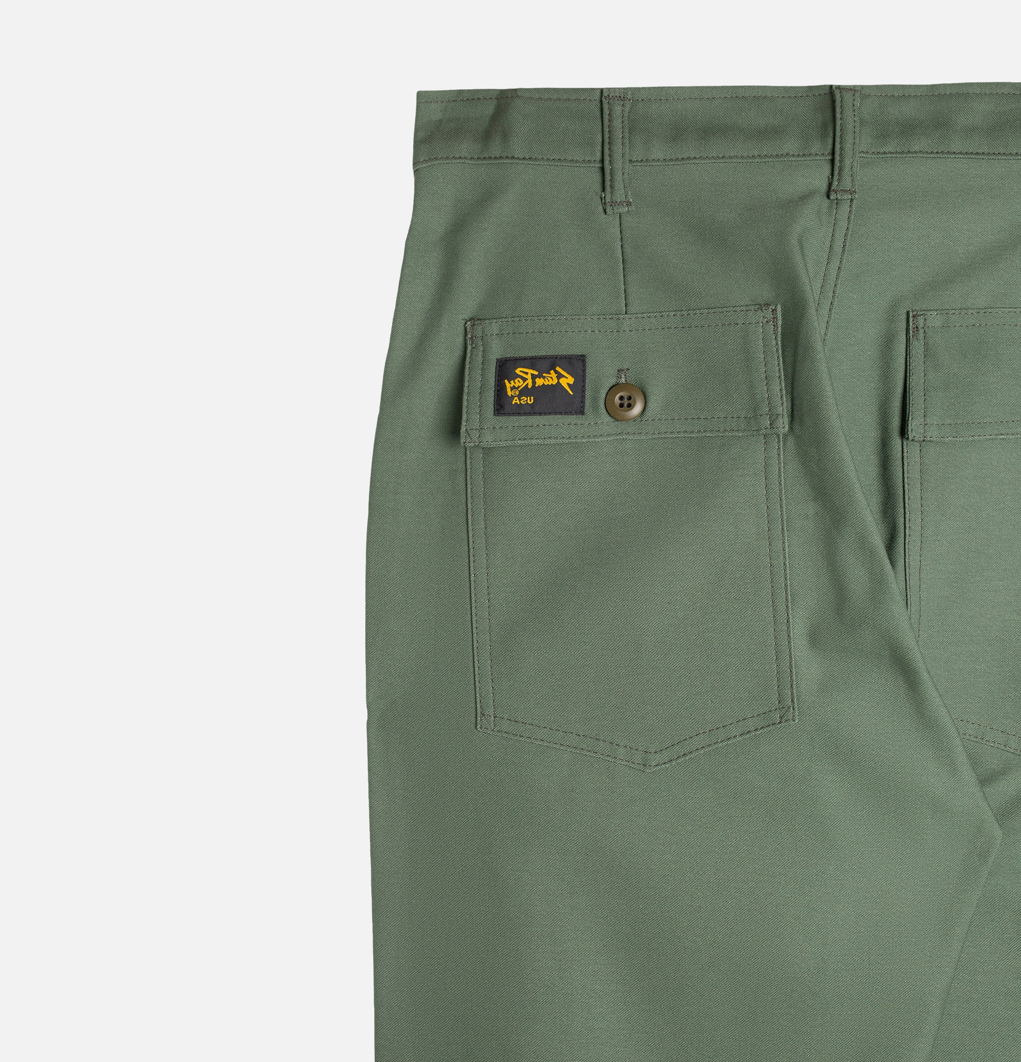 Stan Ray Pant 4 Pocket Fatigue Unwashed Olive Sateen