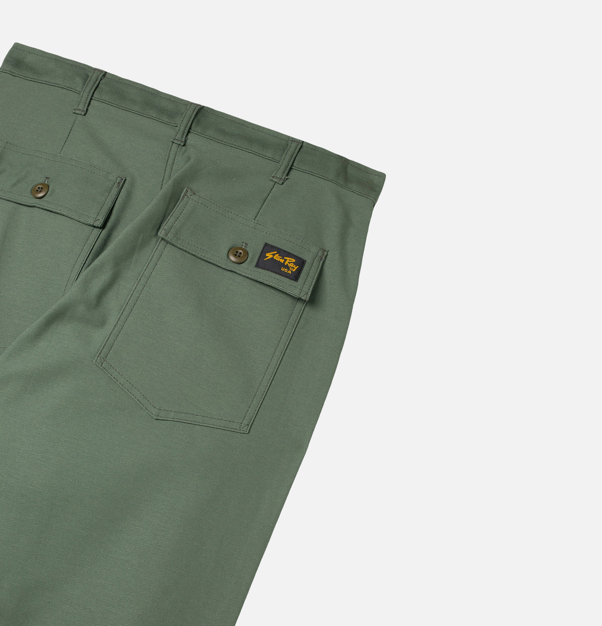 Pantalon Stan Ray 4 Pocket Fatigue Olive Sateen