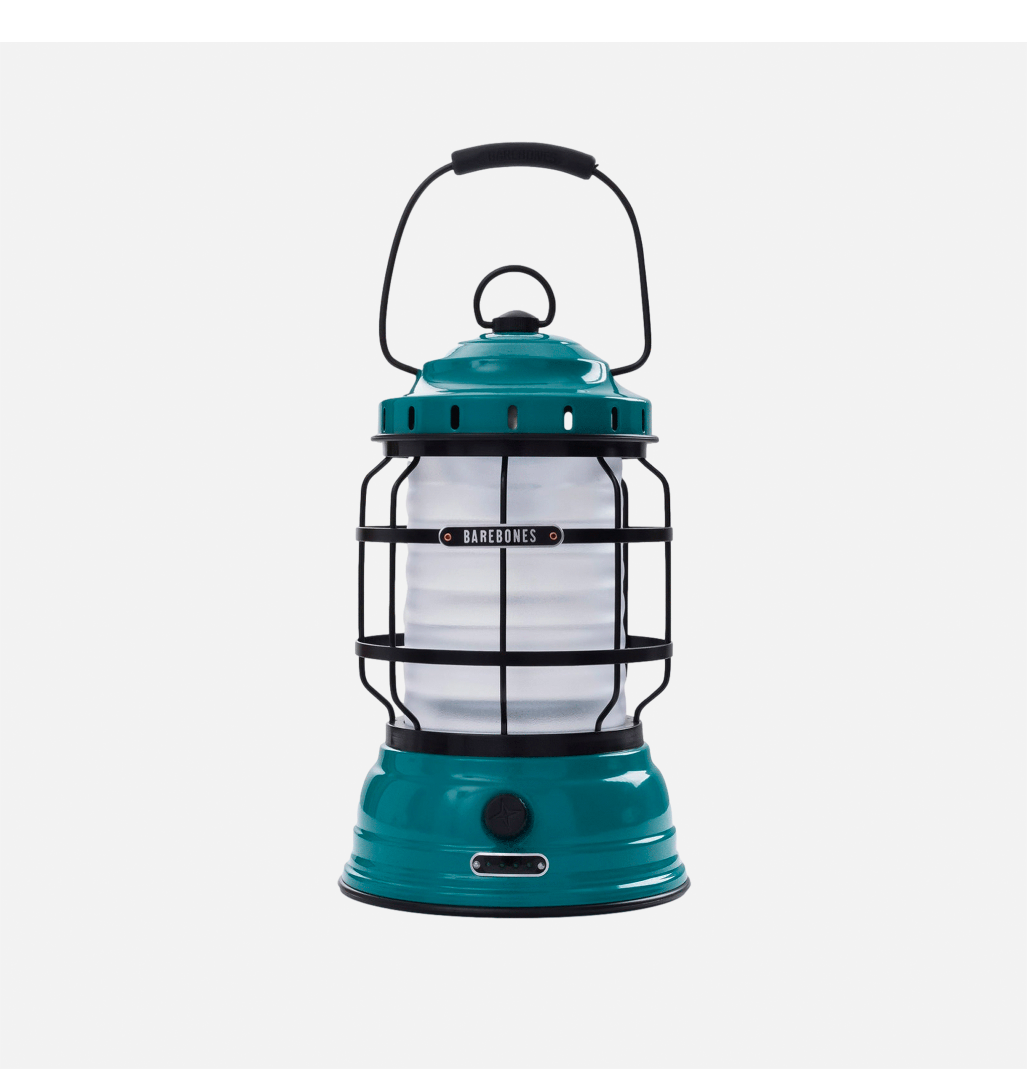 Barebones Forest Teal Lantern