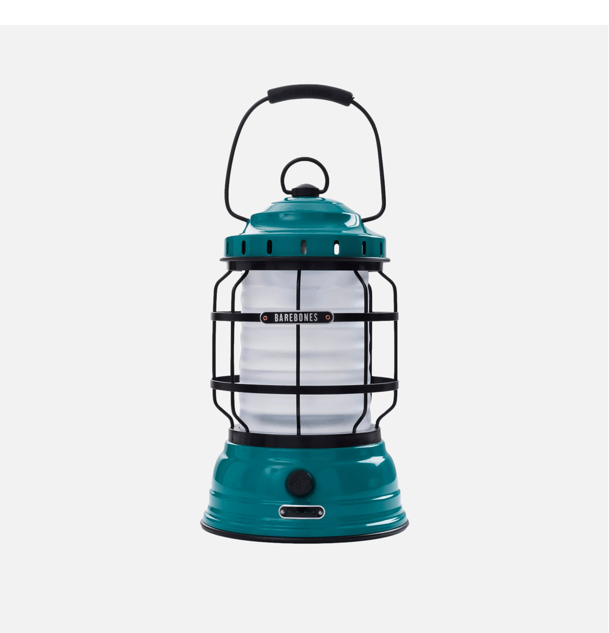 Teal Blue Forest Lantern