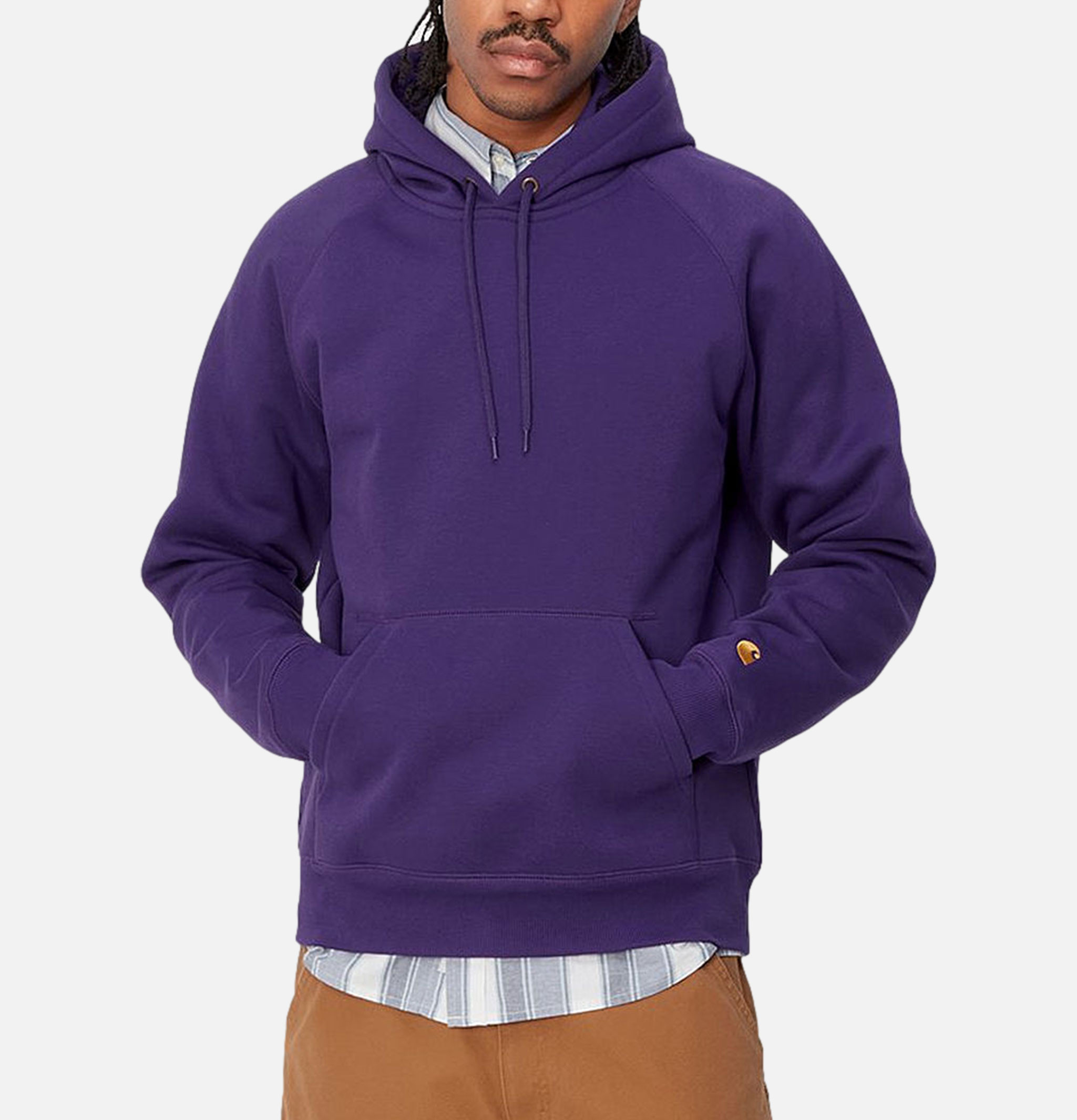 Carhartt WIP Tyrian Hooded Chase Sweat Tyrian