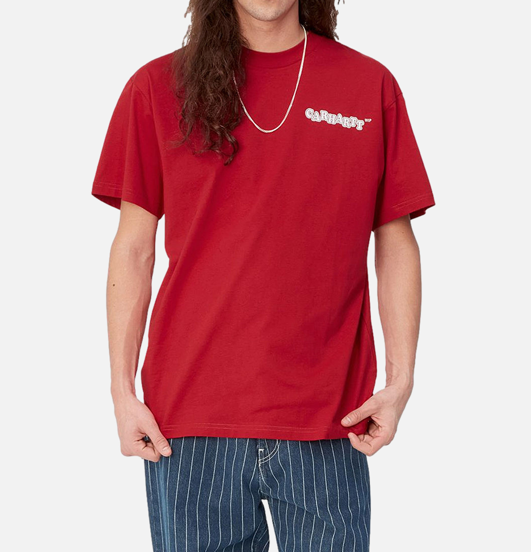 Carhartt WIP T-shirt Fast Food Samba Red