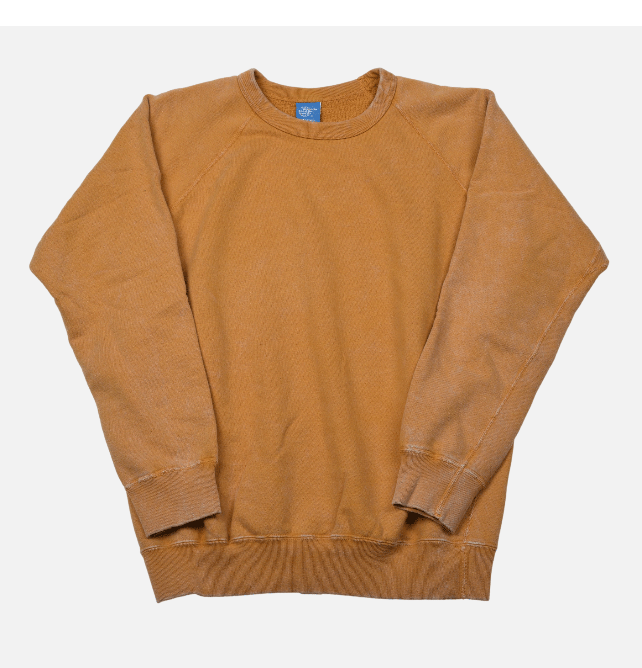 Good On Japan Vintage Dye Sweatshirt Moutarde