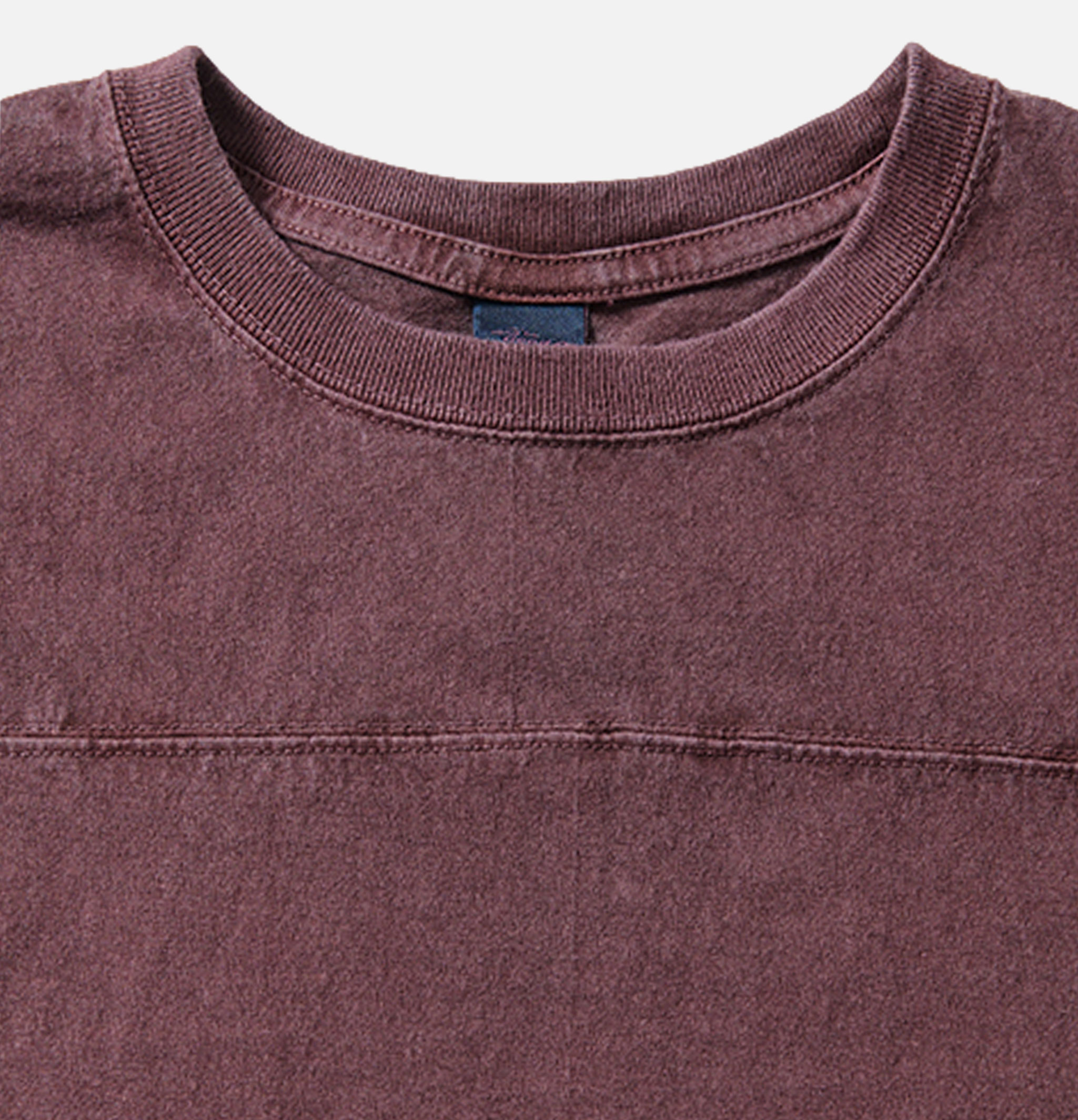 Good On Japan 80s Football Tee Bordeaux