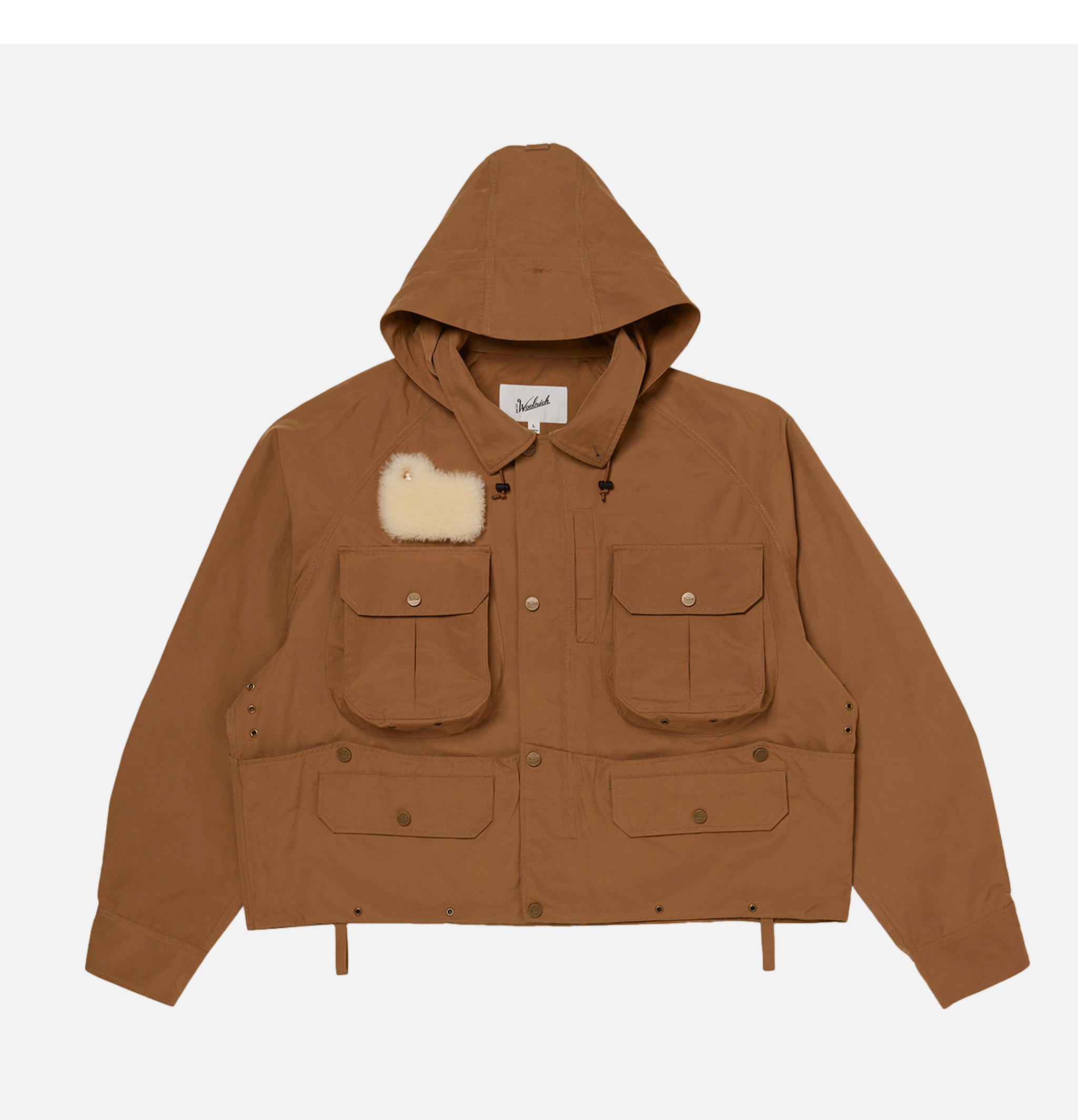 Veste de pêche classique beige Woolrich