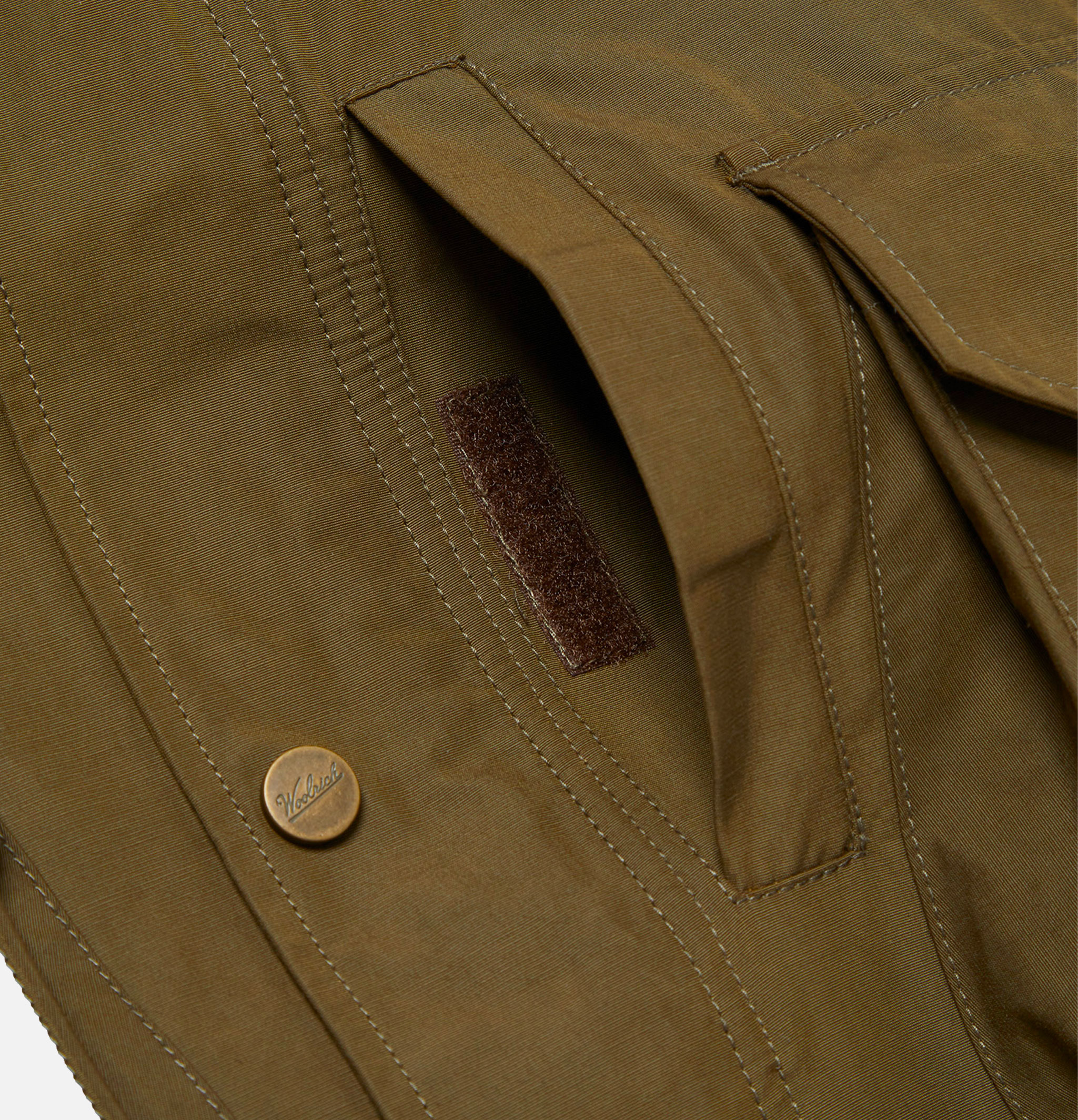 Woolrich Olive Classic Fishing Jacket