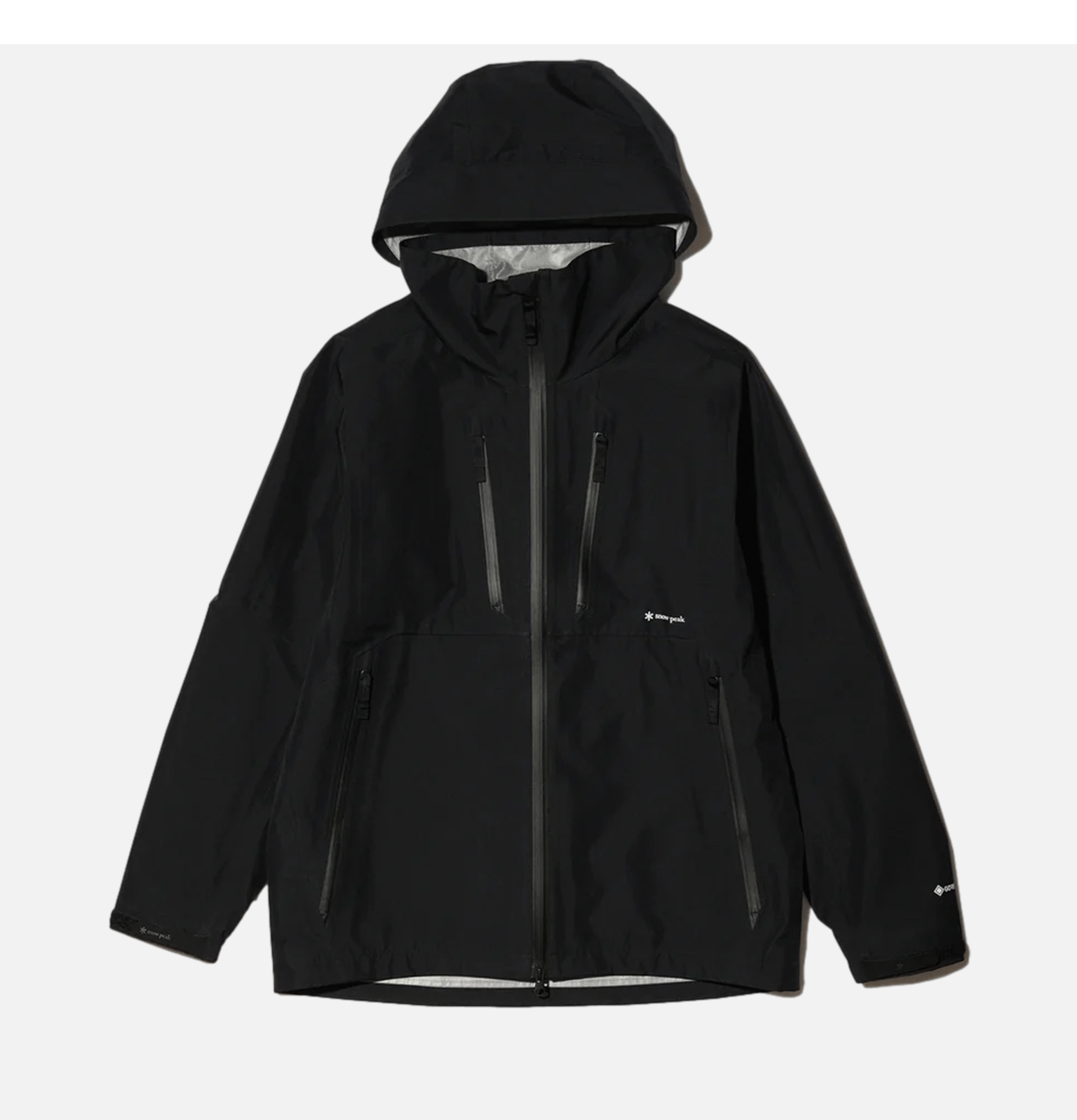 GORE-TEX Snow Peak Black rain jacket
