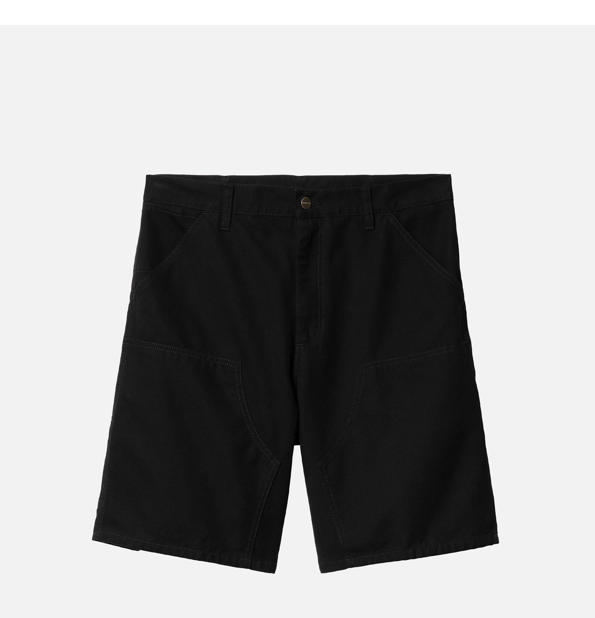 Double Knee Short Noir Carhartt Wip