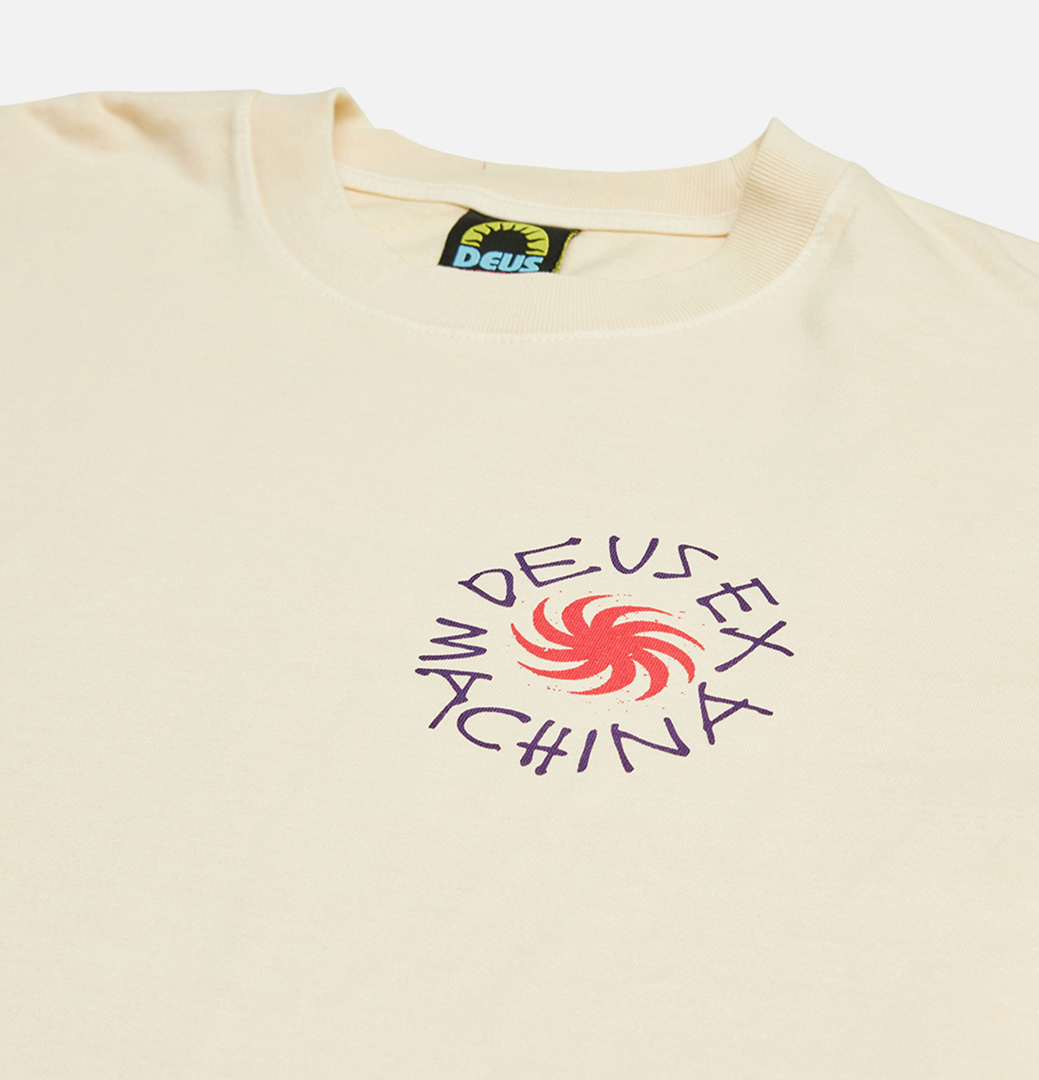 T-shirt Deus Custom Leisure White