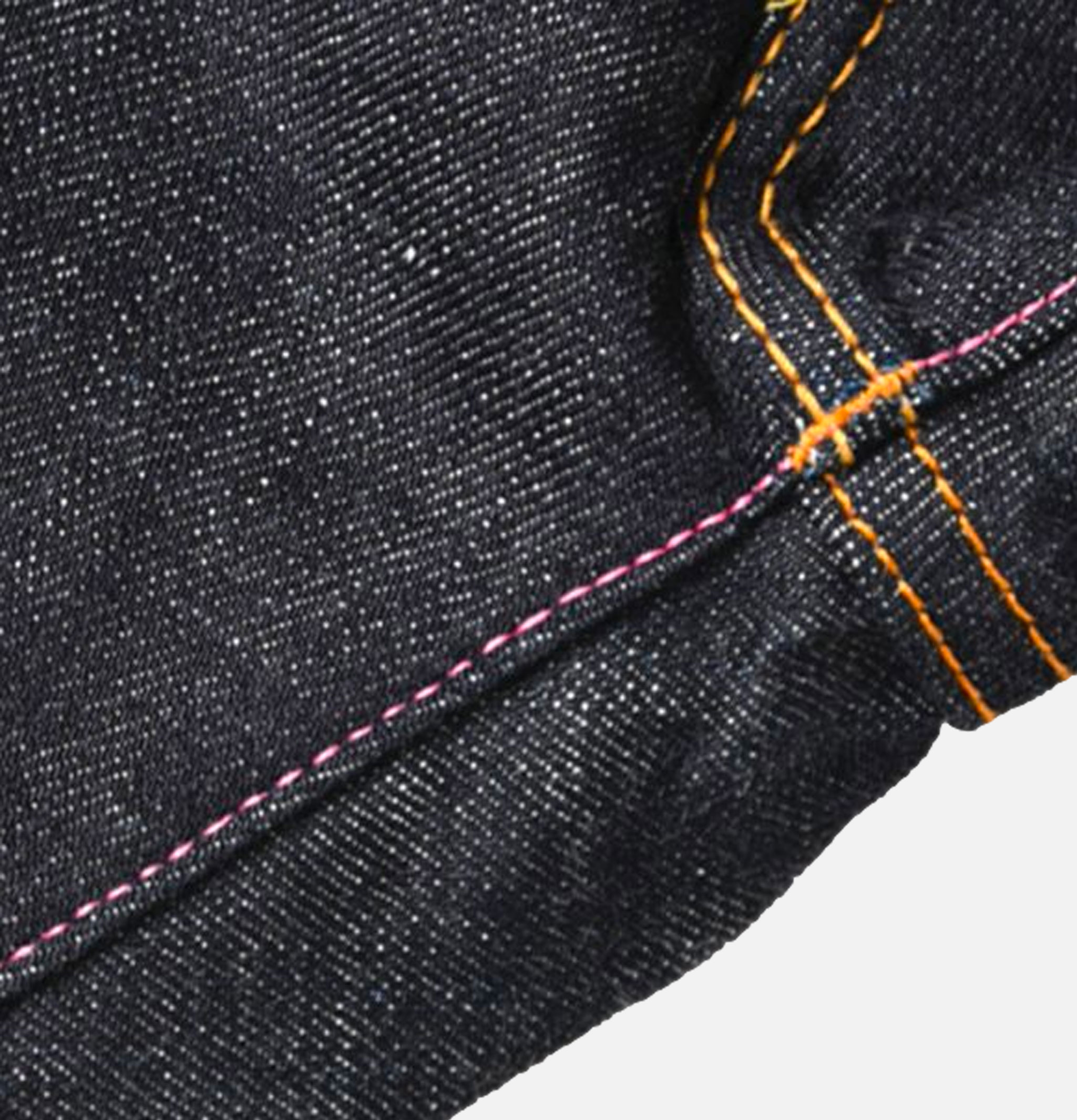 15.7 Oz Classic Straight Blue Momotaro Jeans