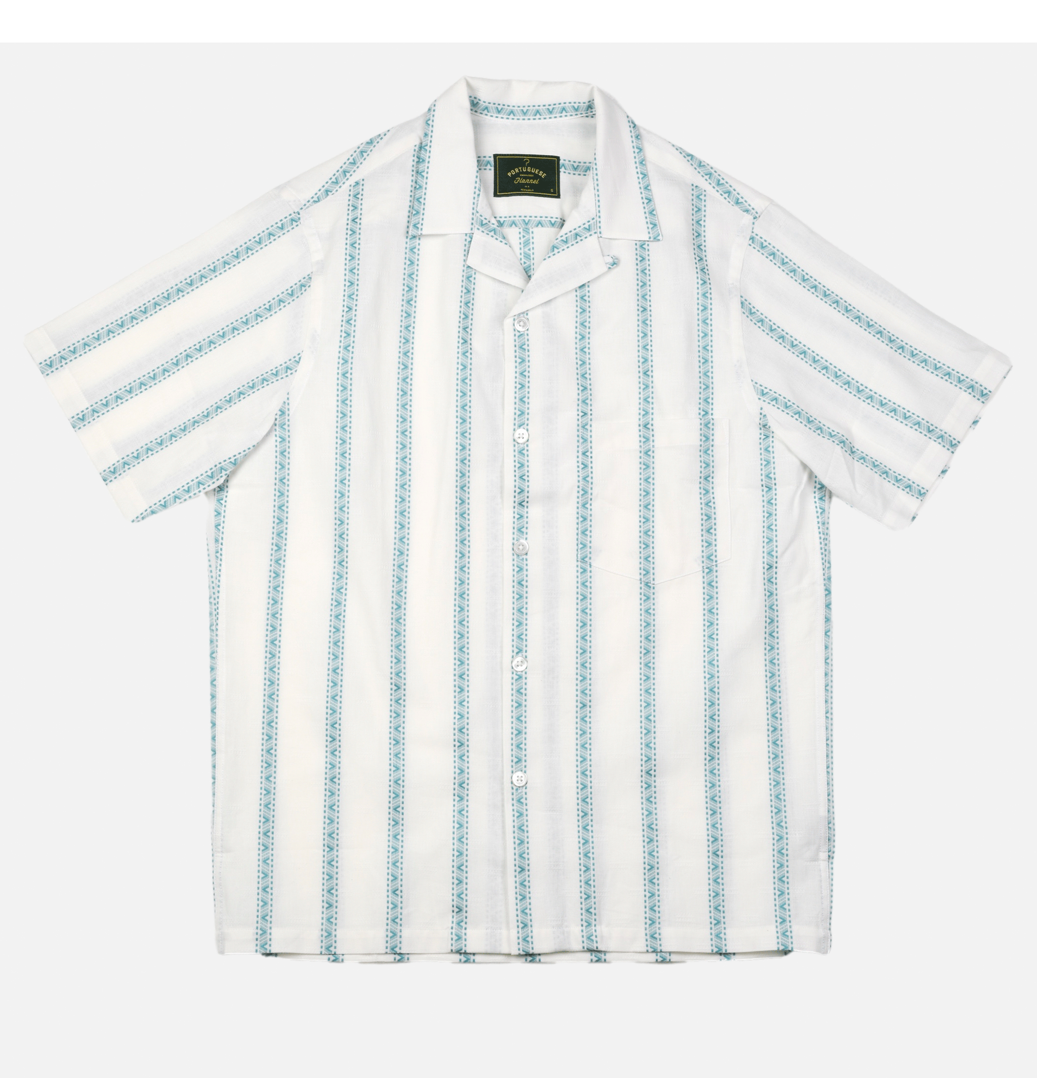 Portuguese Flannel Shirt Donatella Green