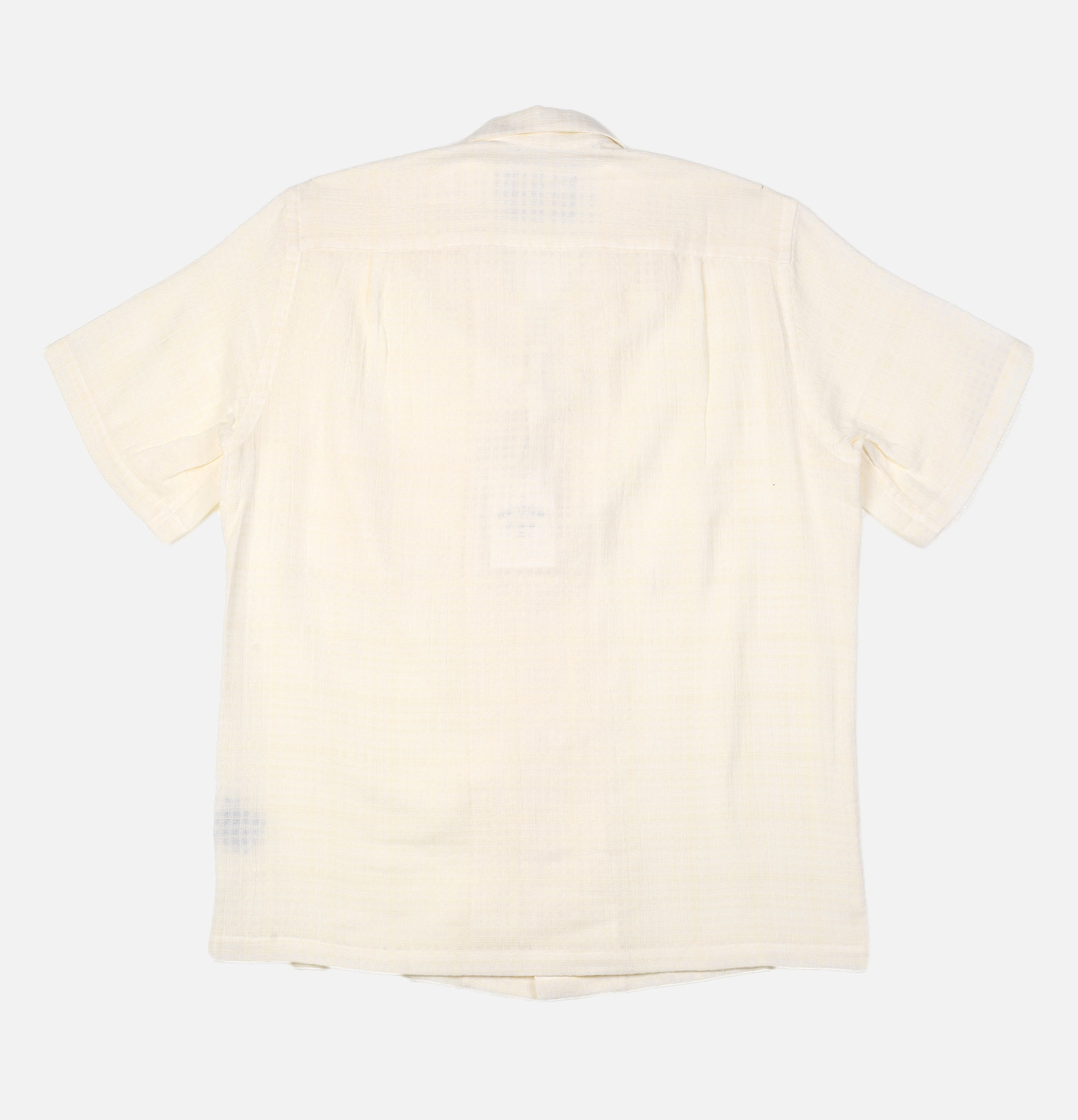 Portuguese Flannel Grain Cotton White Shirt
