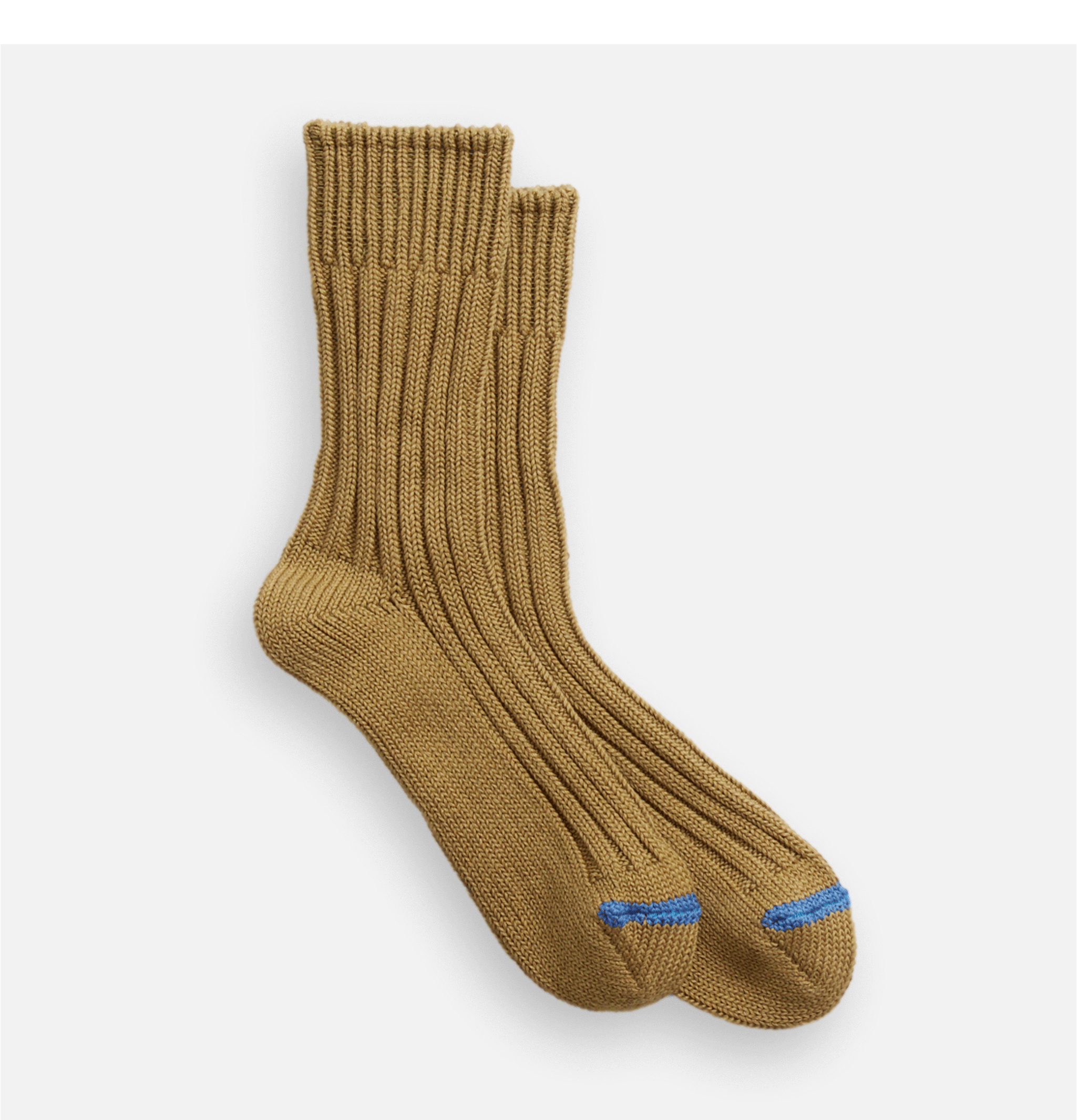 Chaussettes Chunky Ribbed Crew Socks Rototo Olive