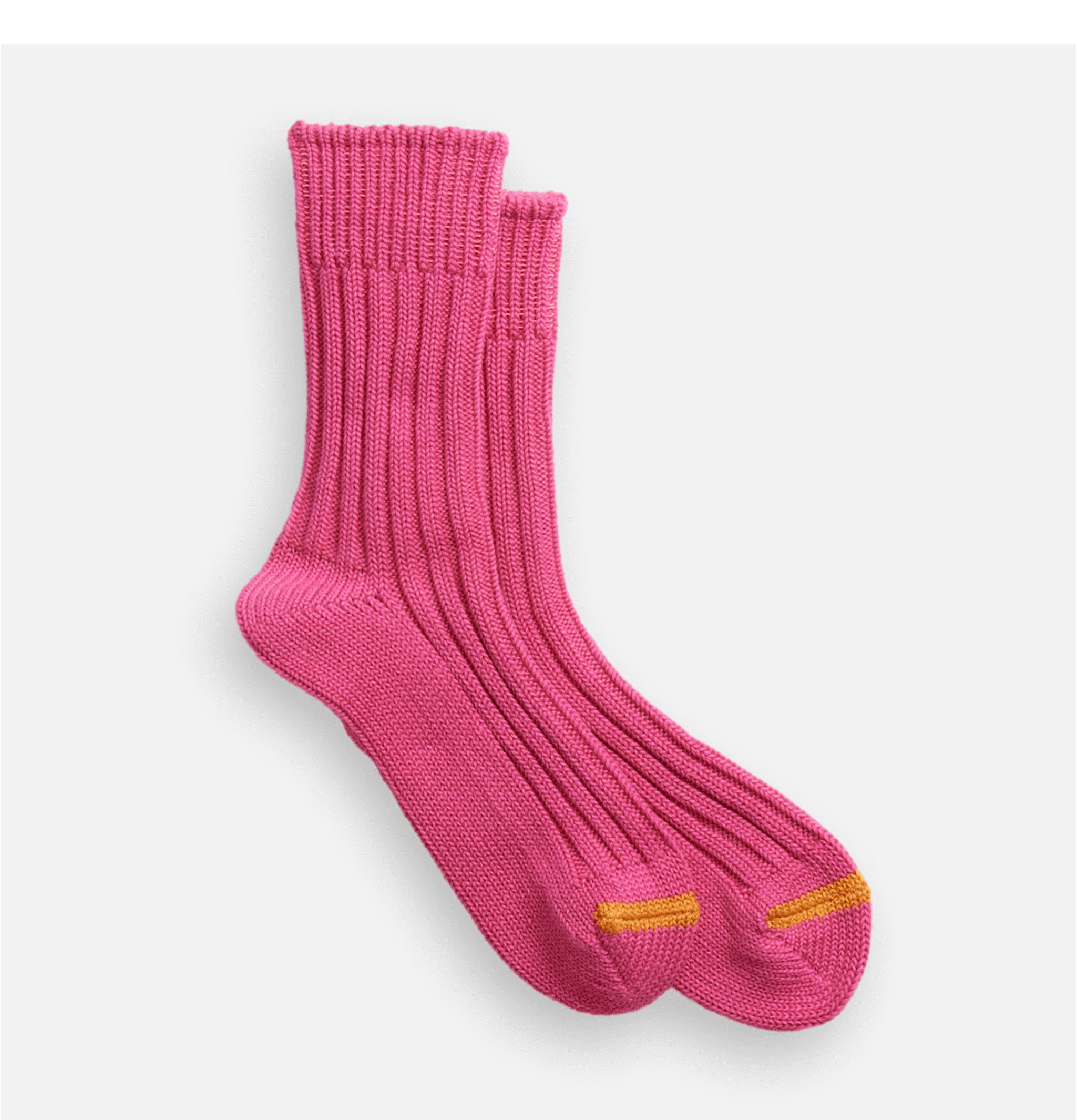 Chaussettes Chunky Ribbed Crew Socks Rototo Rose