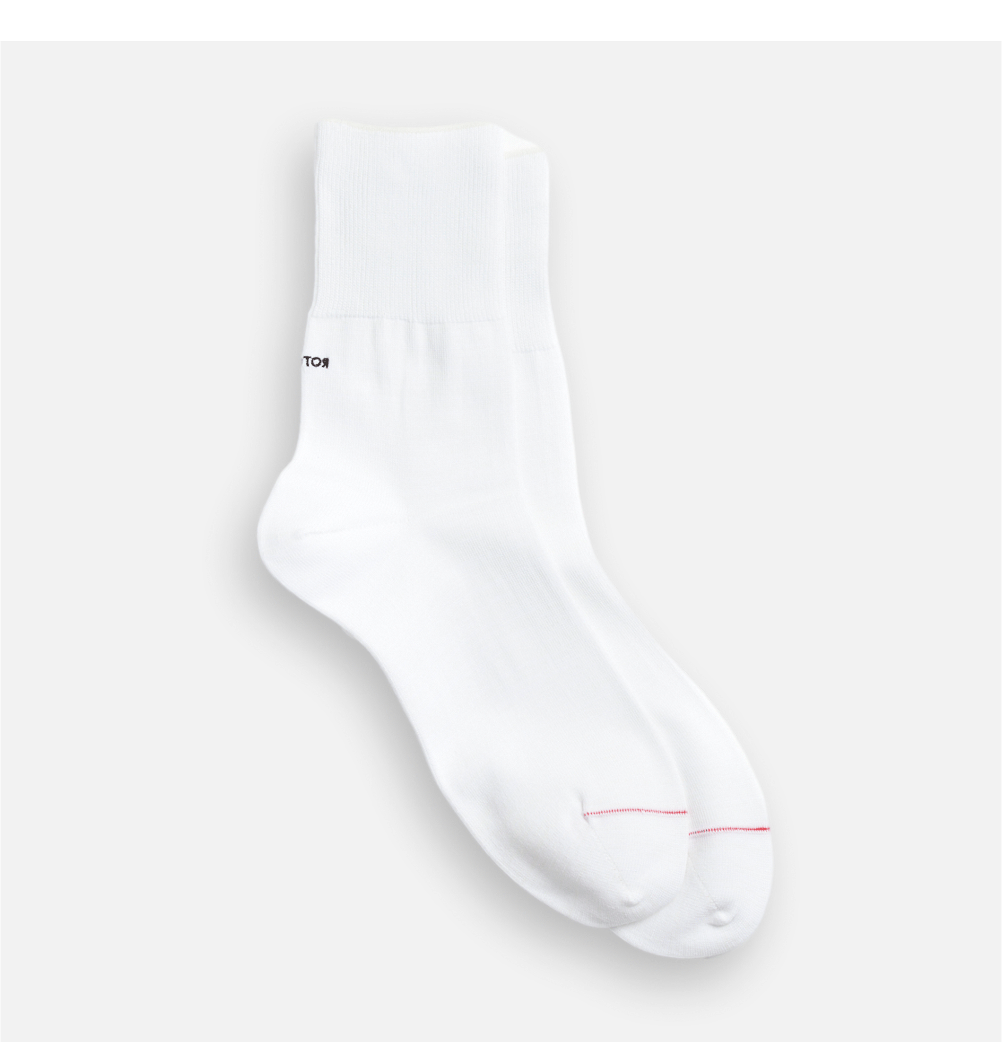 Chaussettes Rototo en coton bio et poly recyclé Blanches