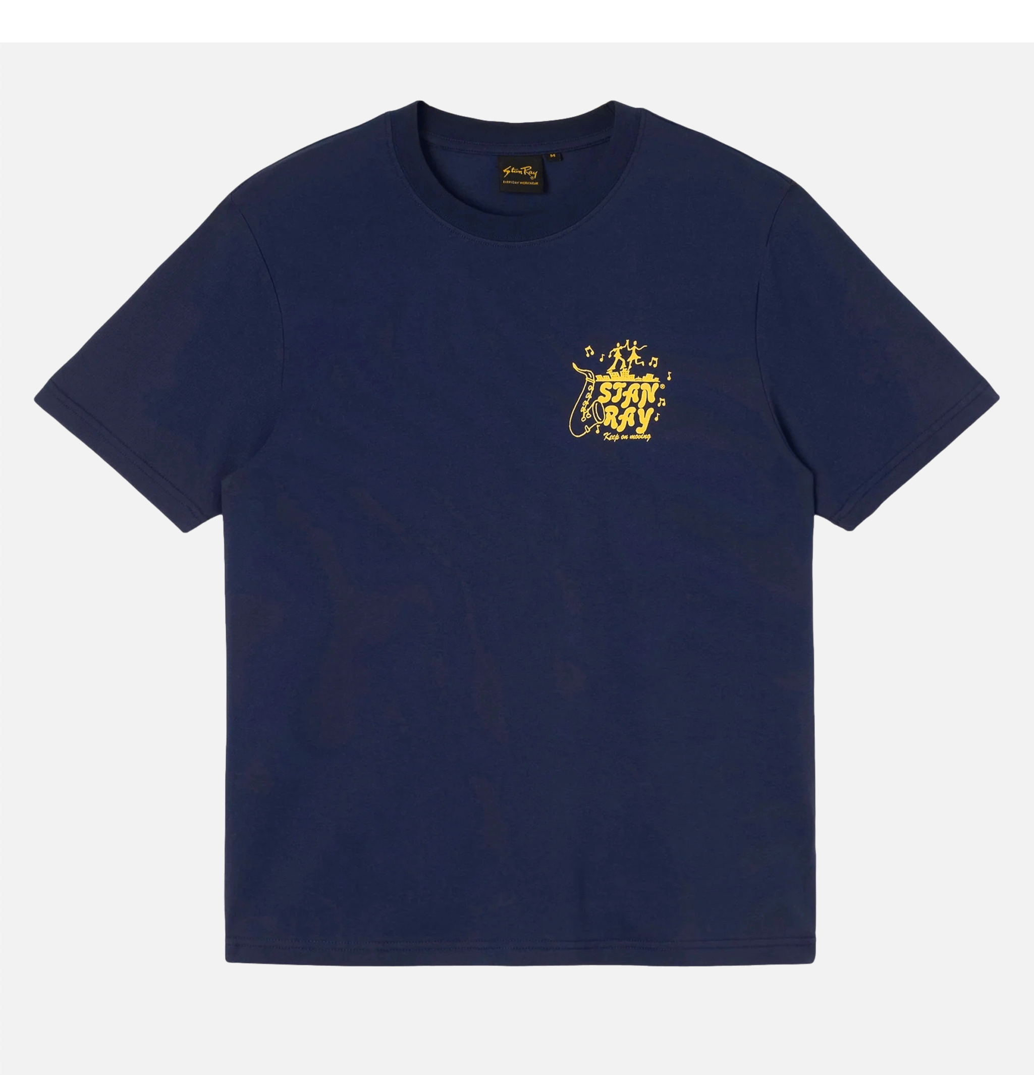 T-shirt Stan Ray USA Movin Bleu Marine