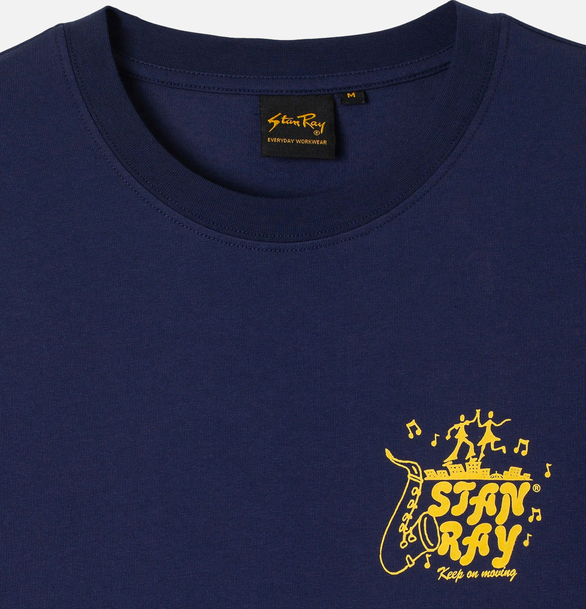Stan Ray USA Movin T-shirt Navy Blue