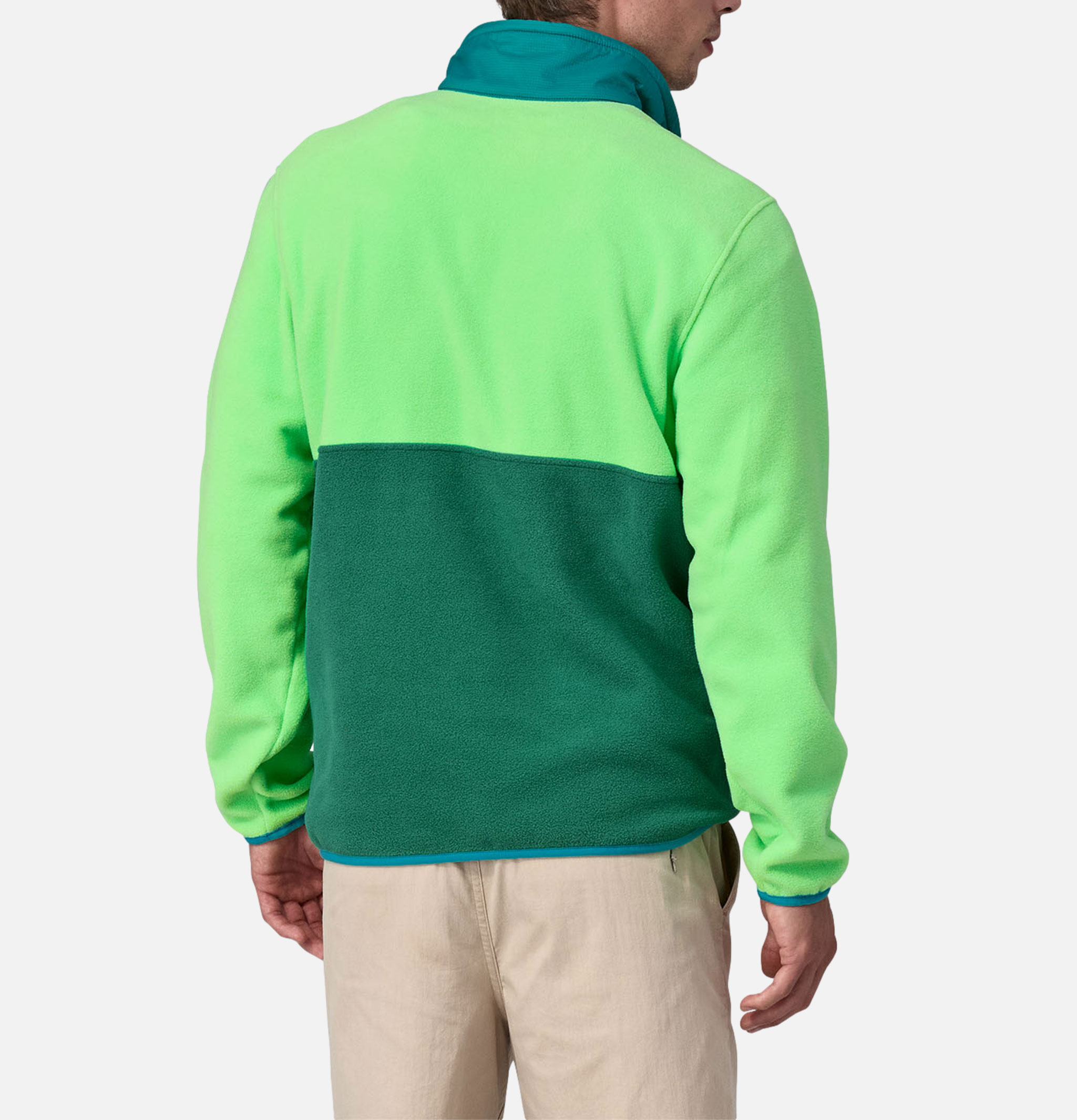 Patagonia Microdini 1/2 Zip Fleece Pullover Gather Green