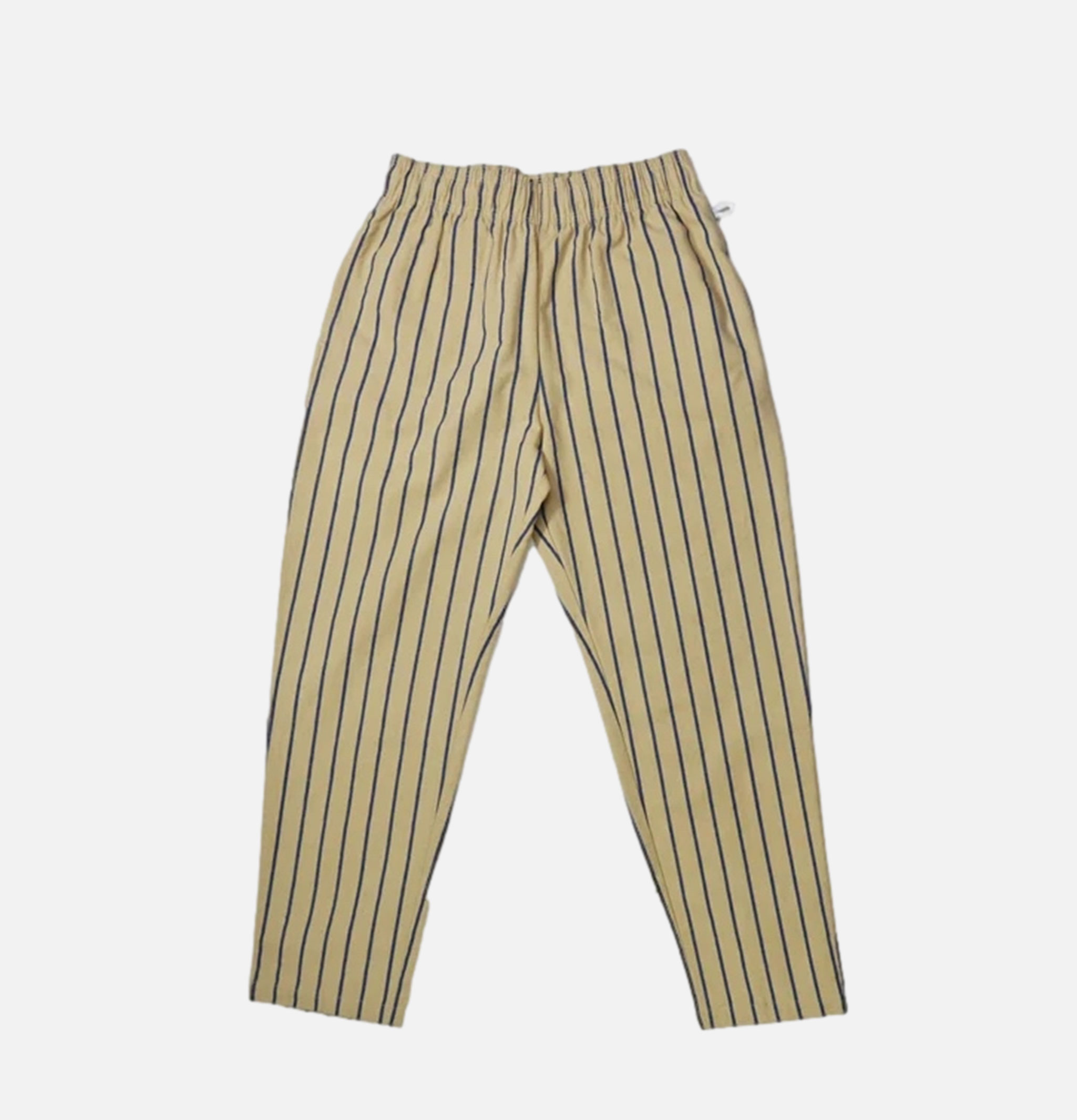 Cookman USA Chef Pants Stripe Beige Blue