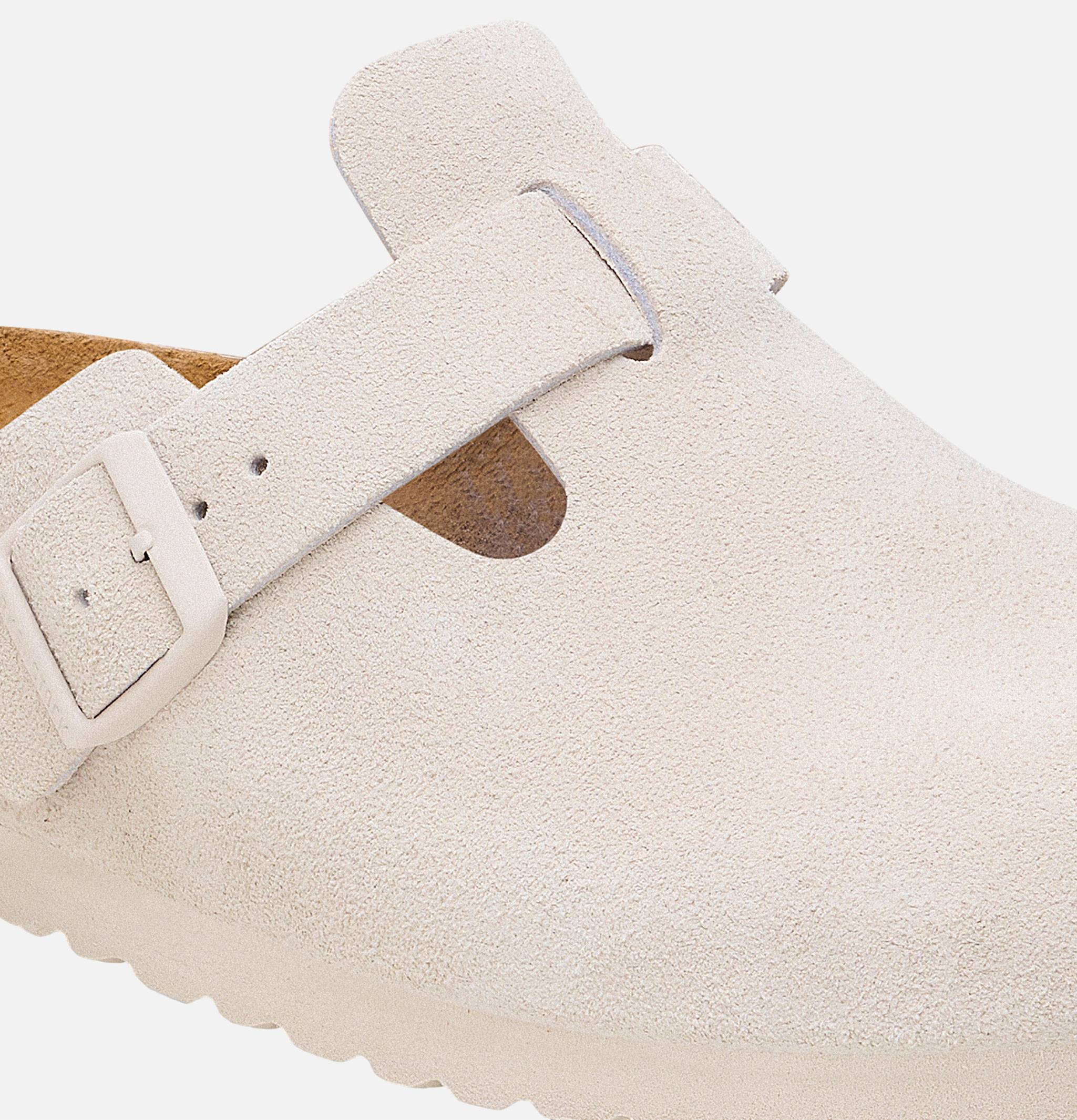 Birkenstock Mules Boston Narrow AntWhite