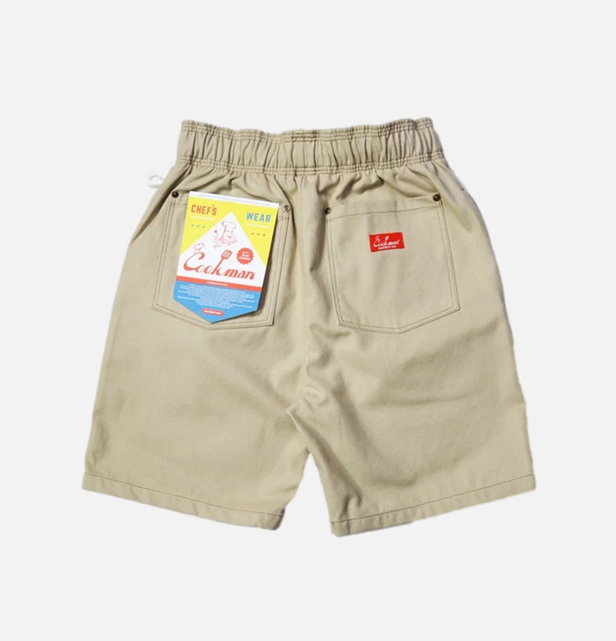 Cookman USA Short Front Pocket Beige