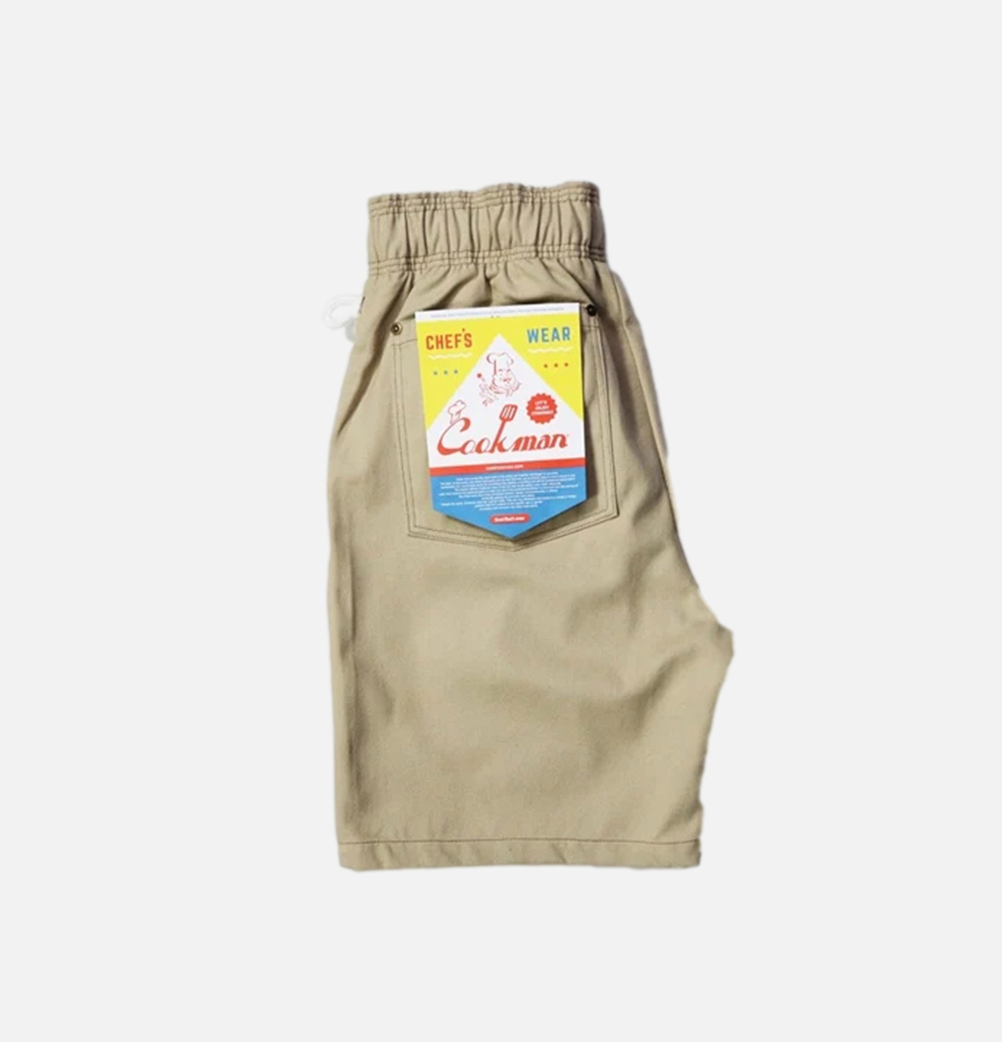 Cookman USA Short Front Pocket Beige