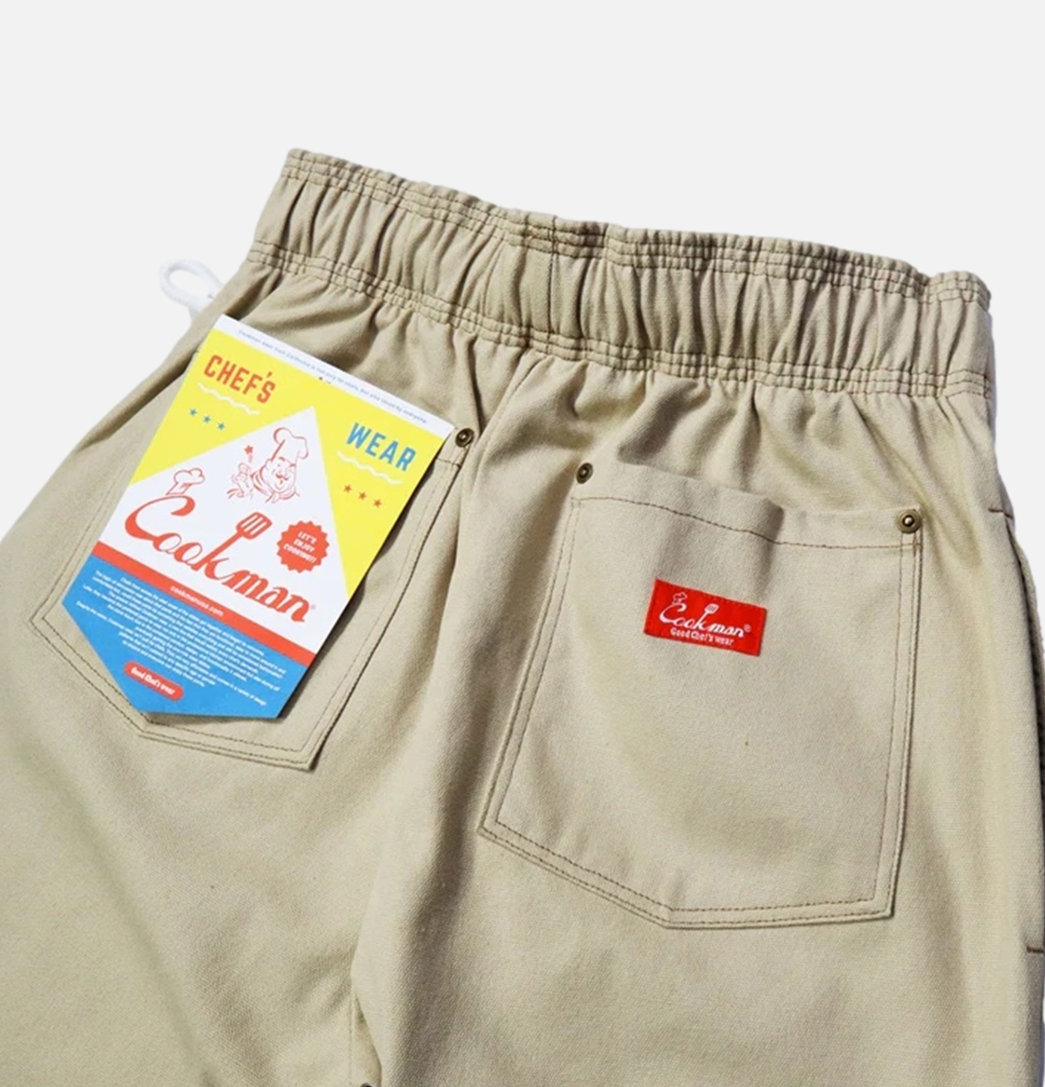 Cookman USA Short Front Pocket Beige