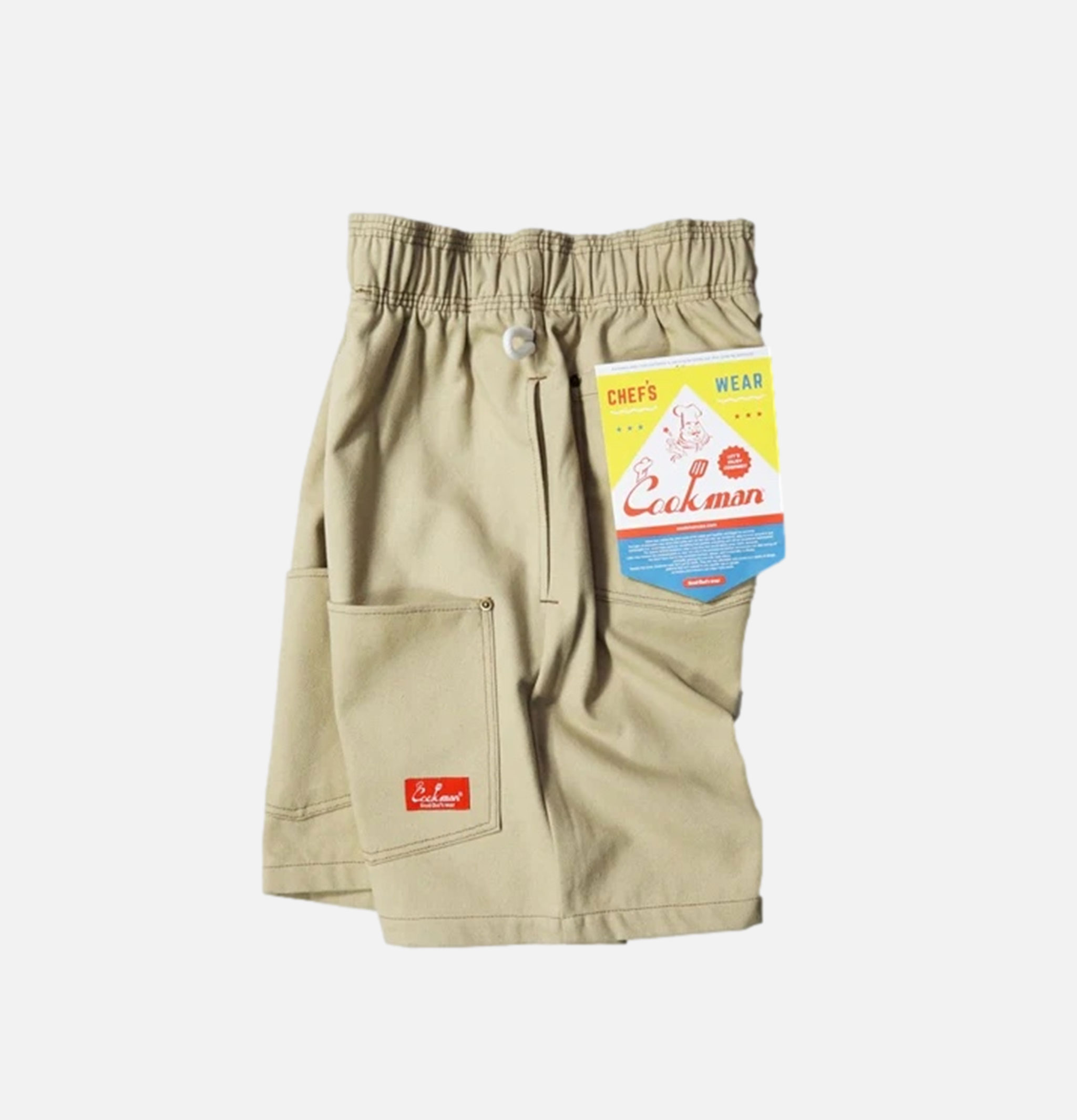 Cookman USA Short Front Pocket Beige