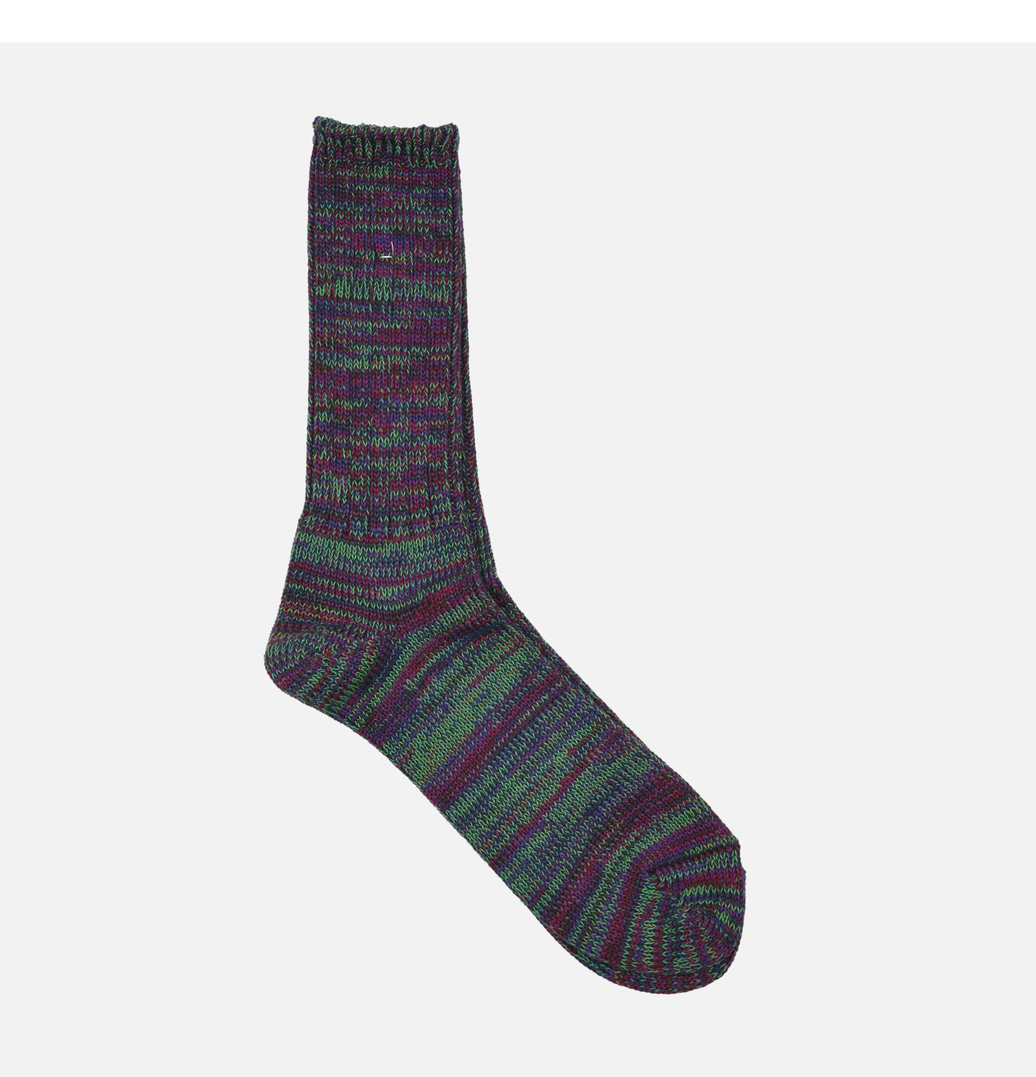 5color Mix Crew Socks violet