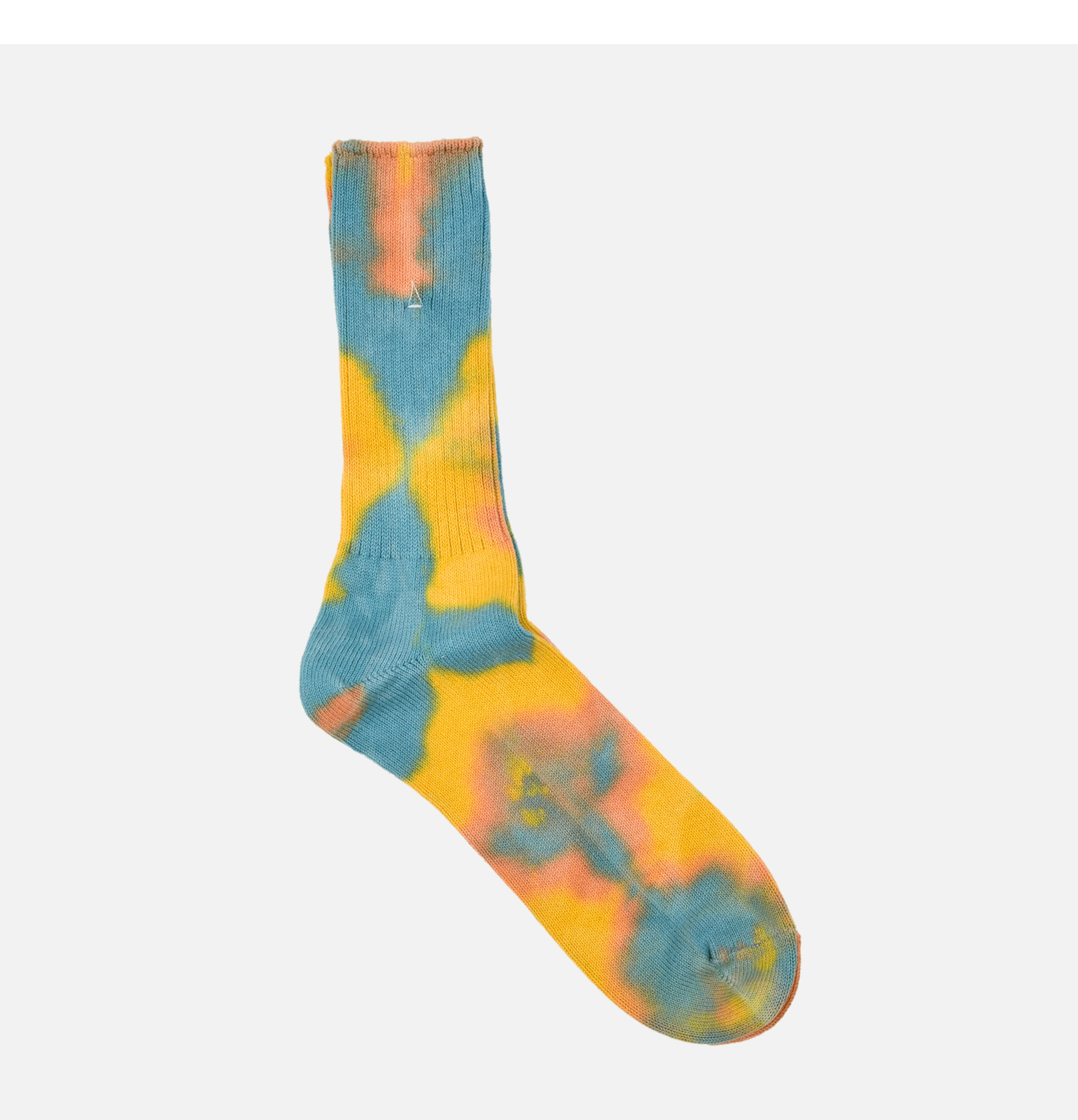 Tie Dye Crew blue Yellow