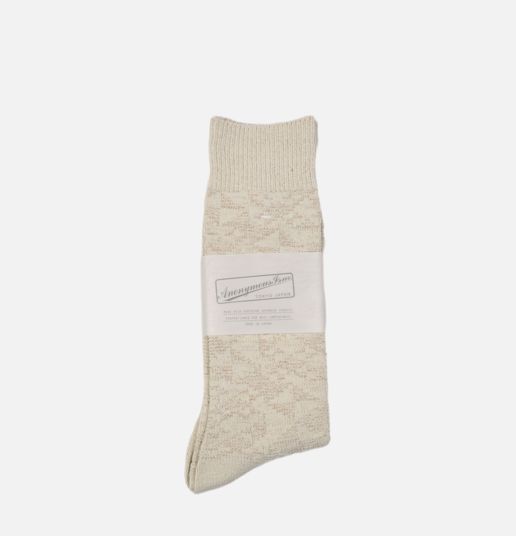 Quilt Knit Crew Off White