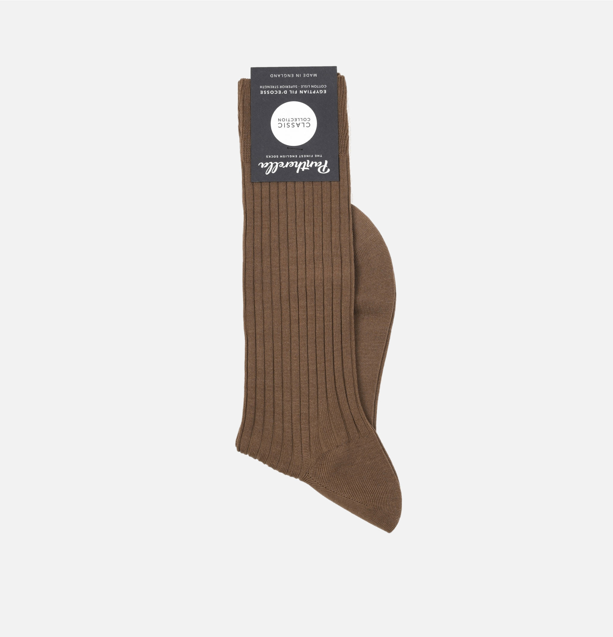 Pantherella Danvers Mid Brown Socks