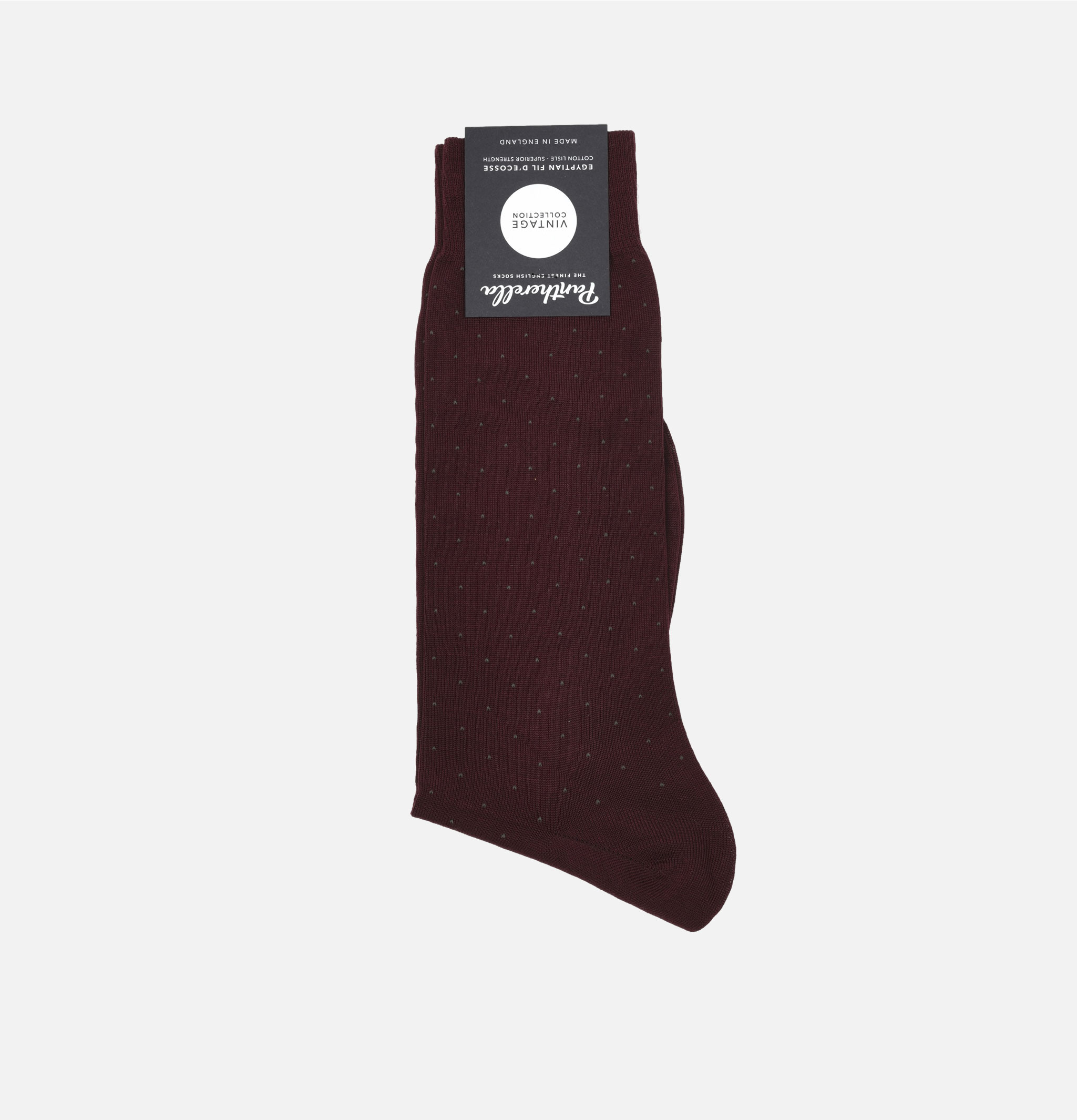 Chaussettes Pantherella Gadsbury Burgundy