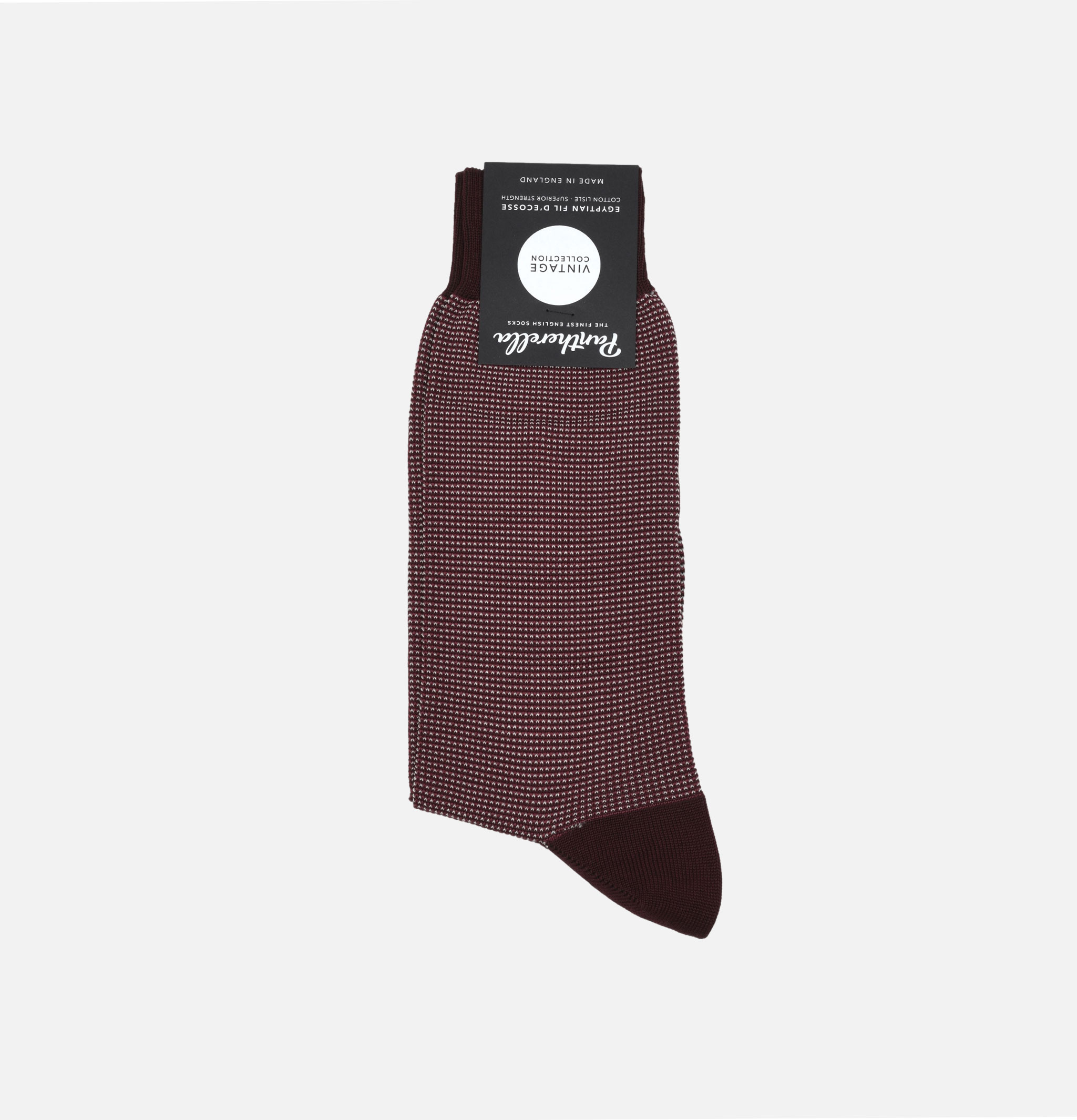 Chaussettes Pantherella Tewkesbury Burgundy