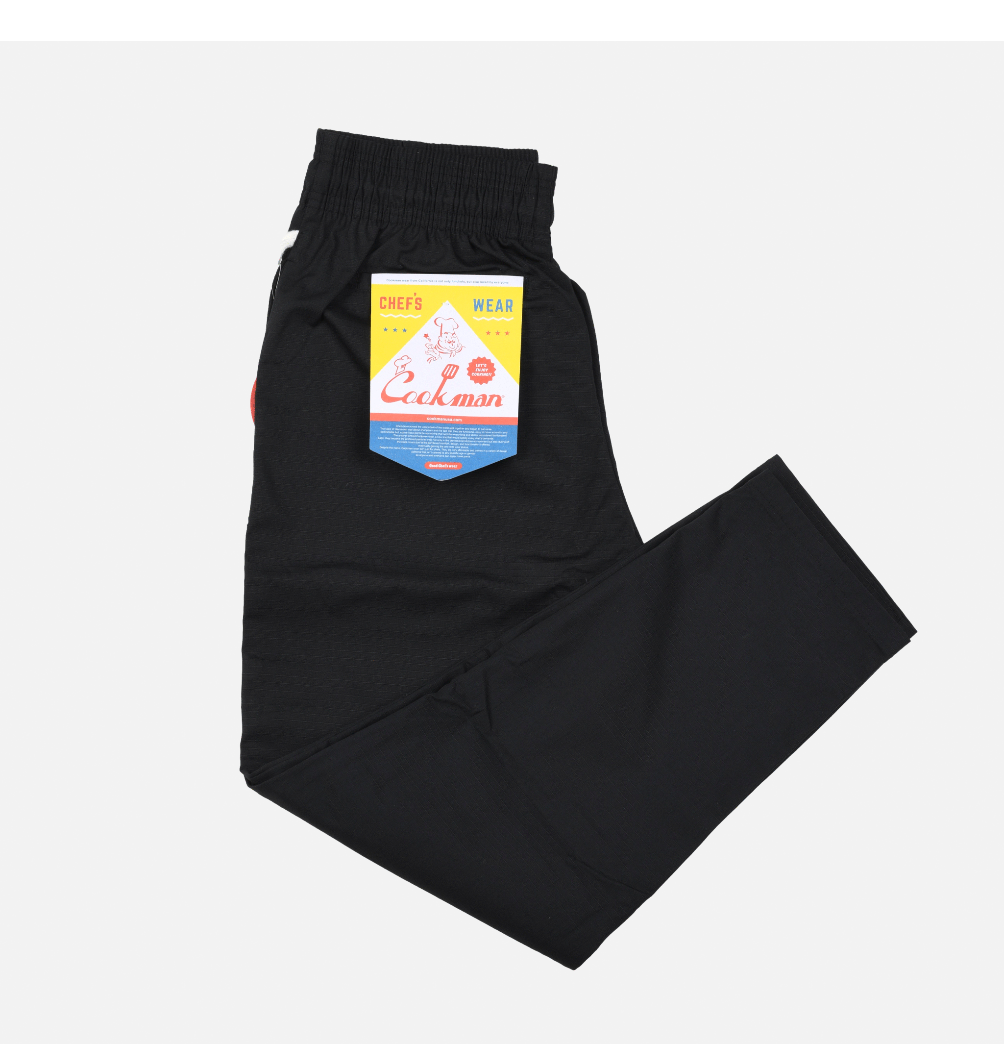 Chef Pant Double Knee Black