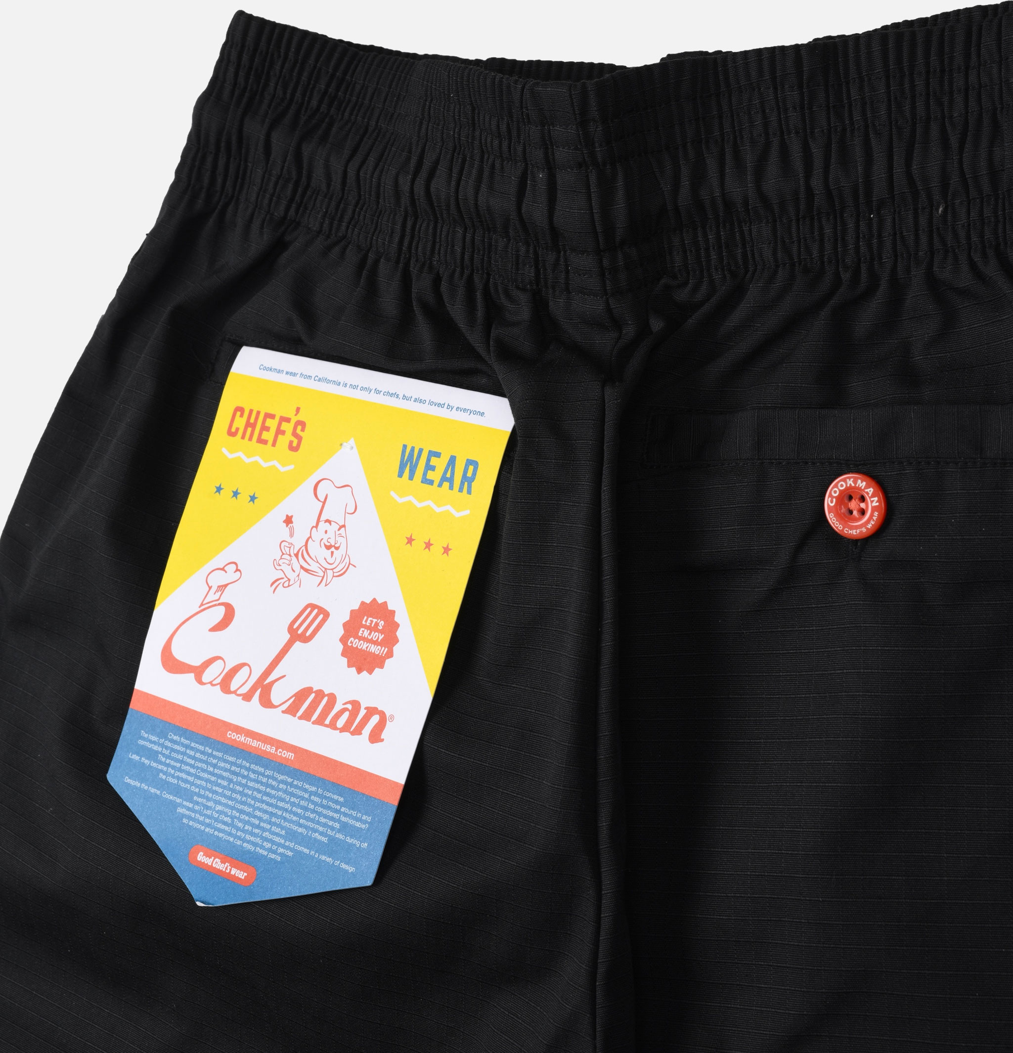 Chef Pant Double Knee Black