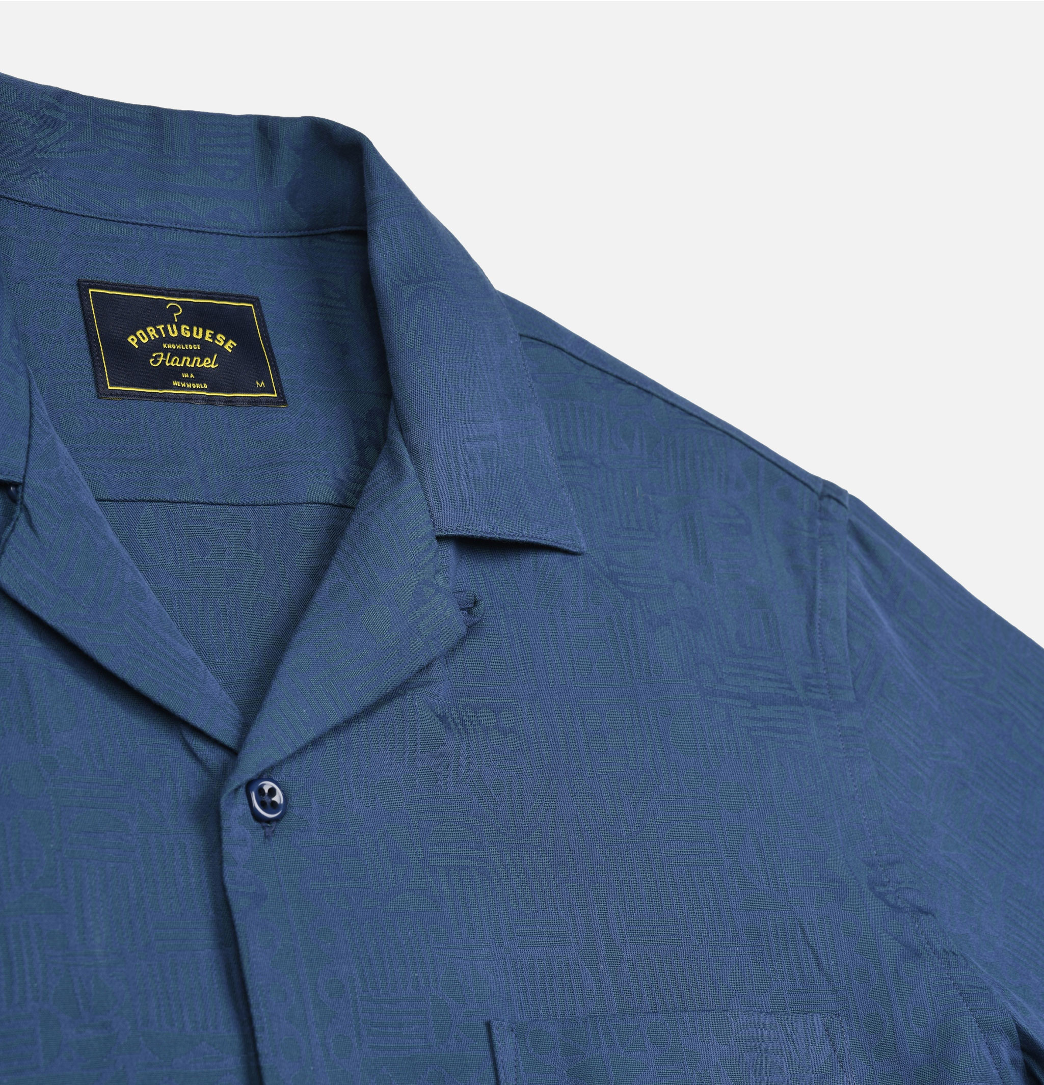 Portuguese Flannel Message Blue shirt