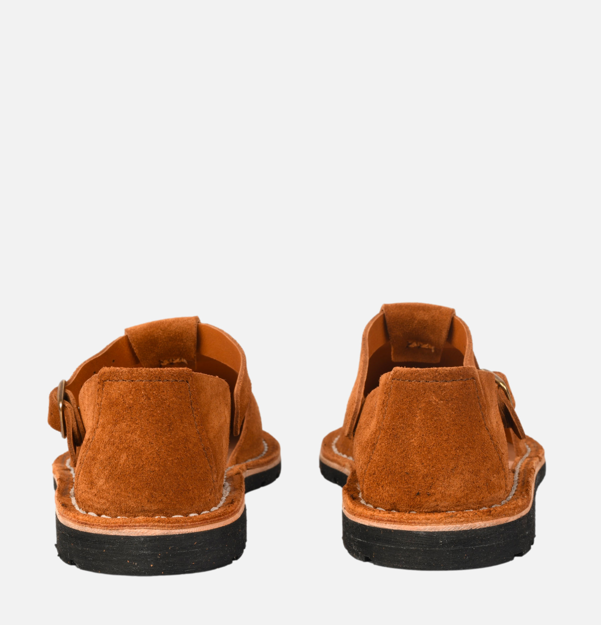 Steve Mono 10/12 Artisanal Sandales Cognac